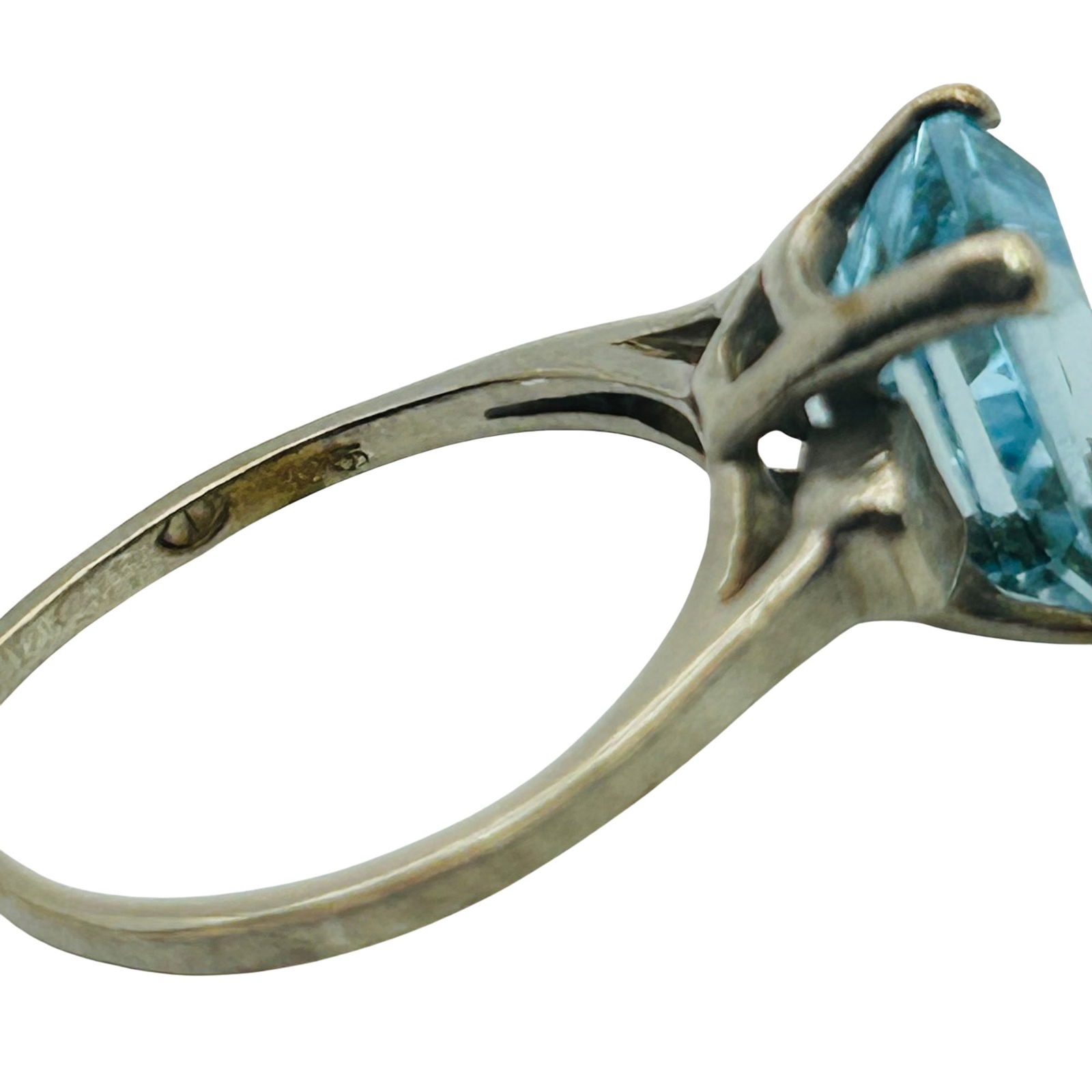 Sterling Topaz Ring. Size 7 - 7