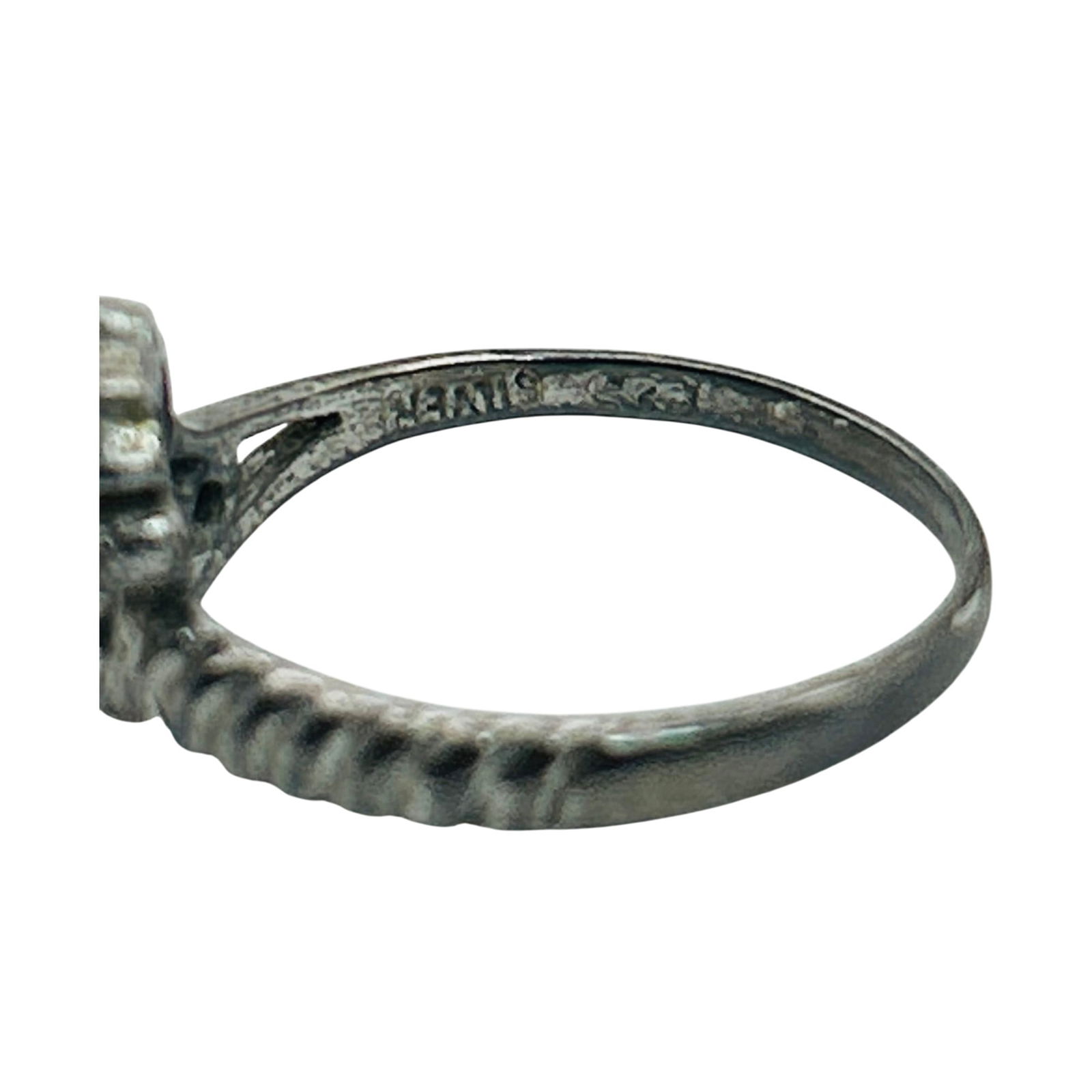 Sterling Ruby Cluster Ring. Size 6.5 - 6