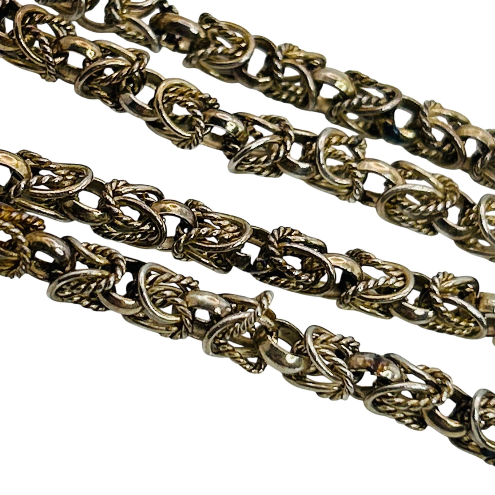 Sterling Chain Necklace: Sterling chain necklace. 16.80g