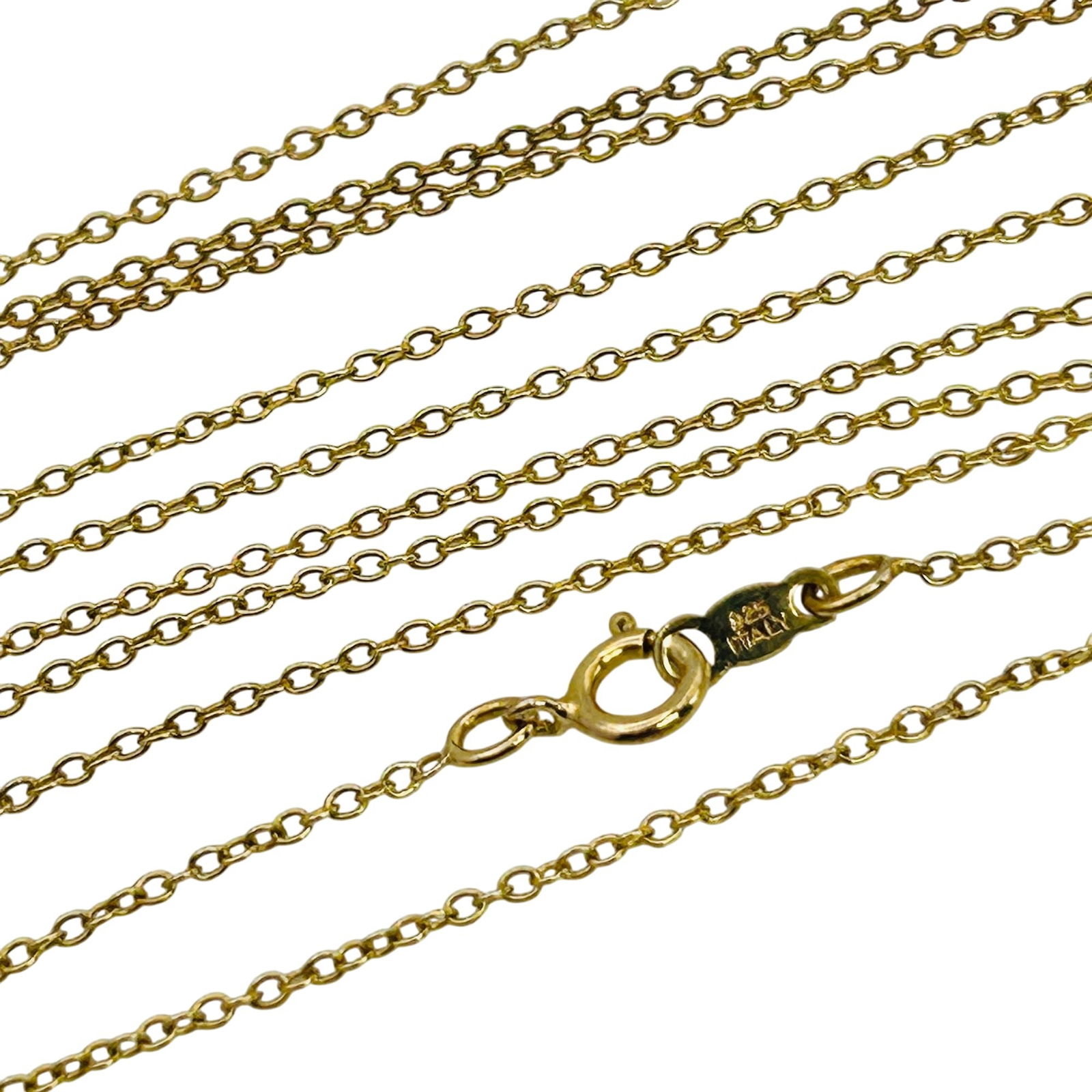 KEZEF Italy Sterling Cable Chain Necklace (1 of 7)