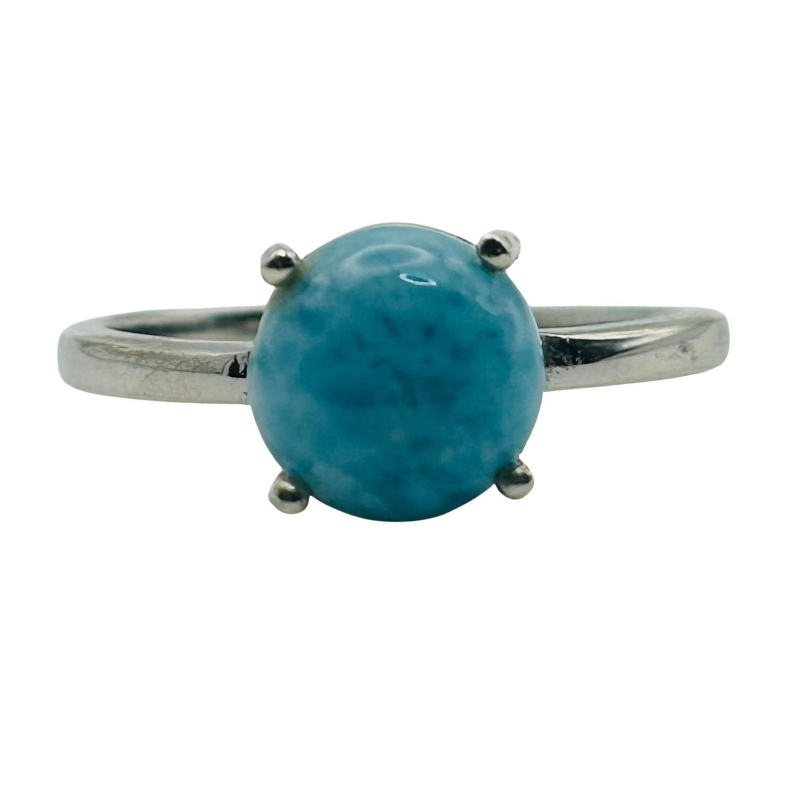Djoy Sterling Larimar Ring. Size 9 - 4