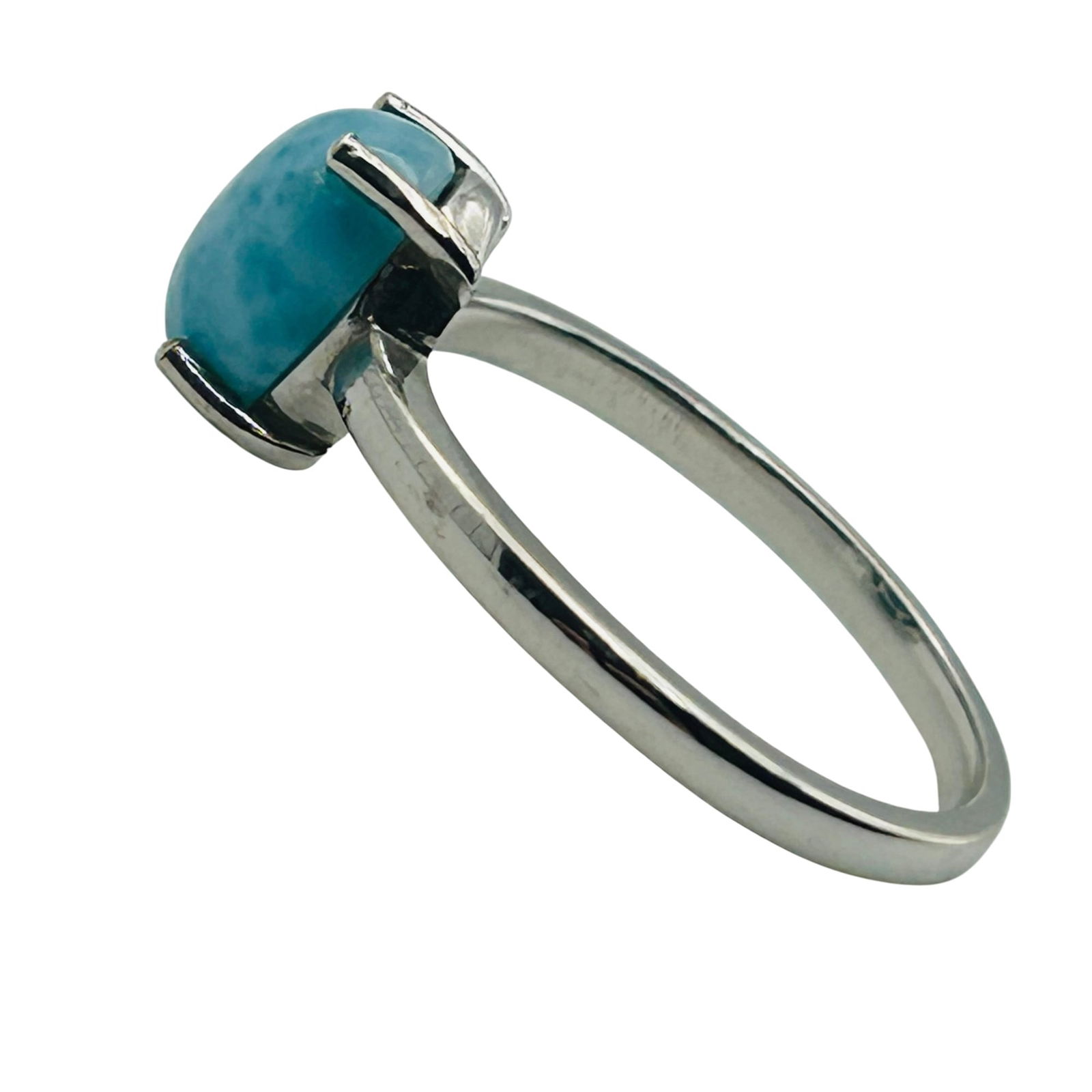 Djoy Sterling Larimar Ring. Size 9 - 5
