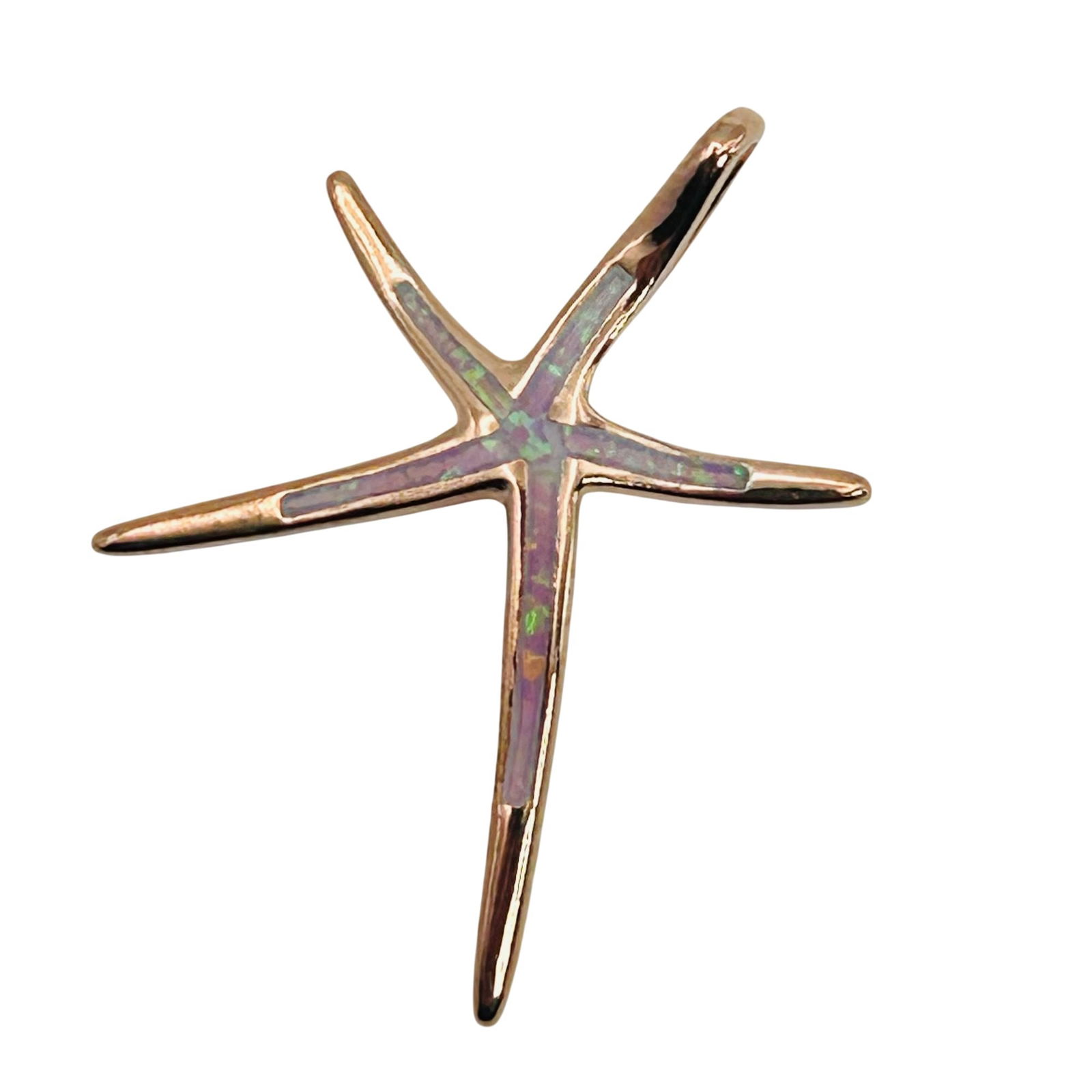 Sterling Opal Starfish Pendant: Sterling Opal Starfish pendant. 2.70g