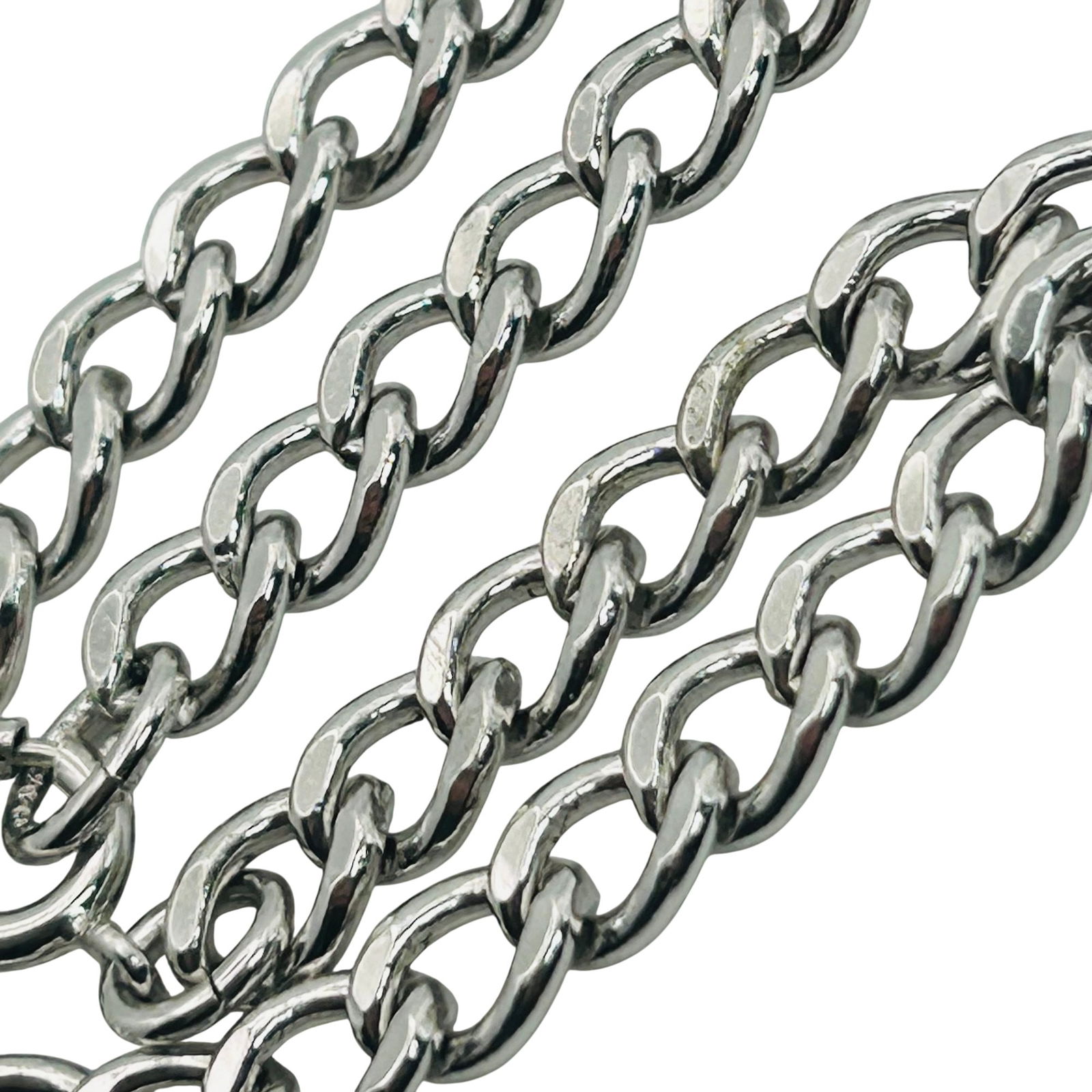 AJCCD Sterling Curb Chain Bracelet: AJCCD Sterling curb chain bracelet. 8.40g