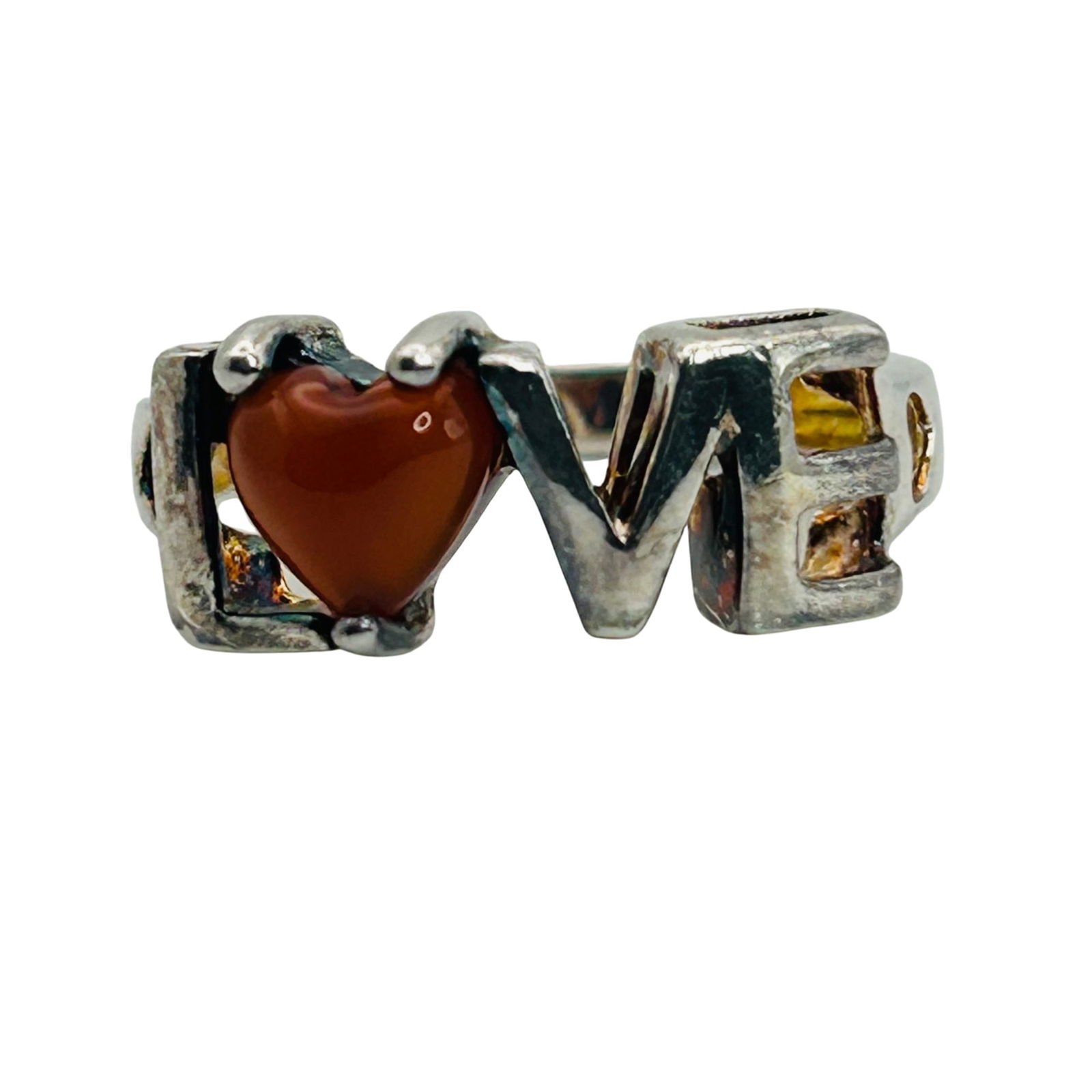 Sterling Love Ring. Size 5: Sterling love ring. Size 5. 2.90g