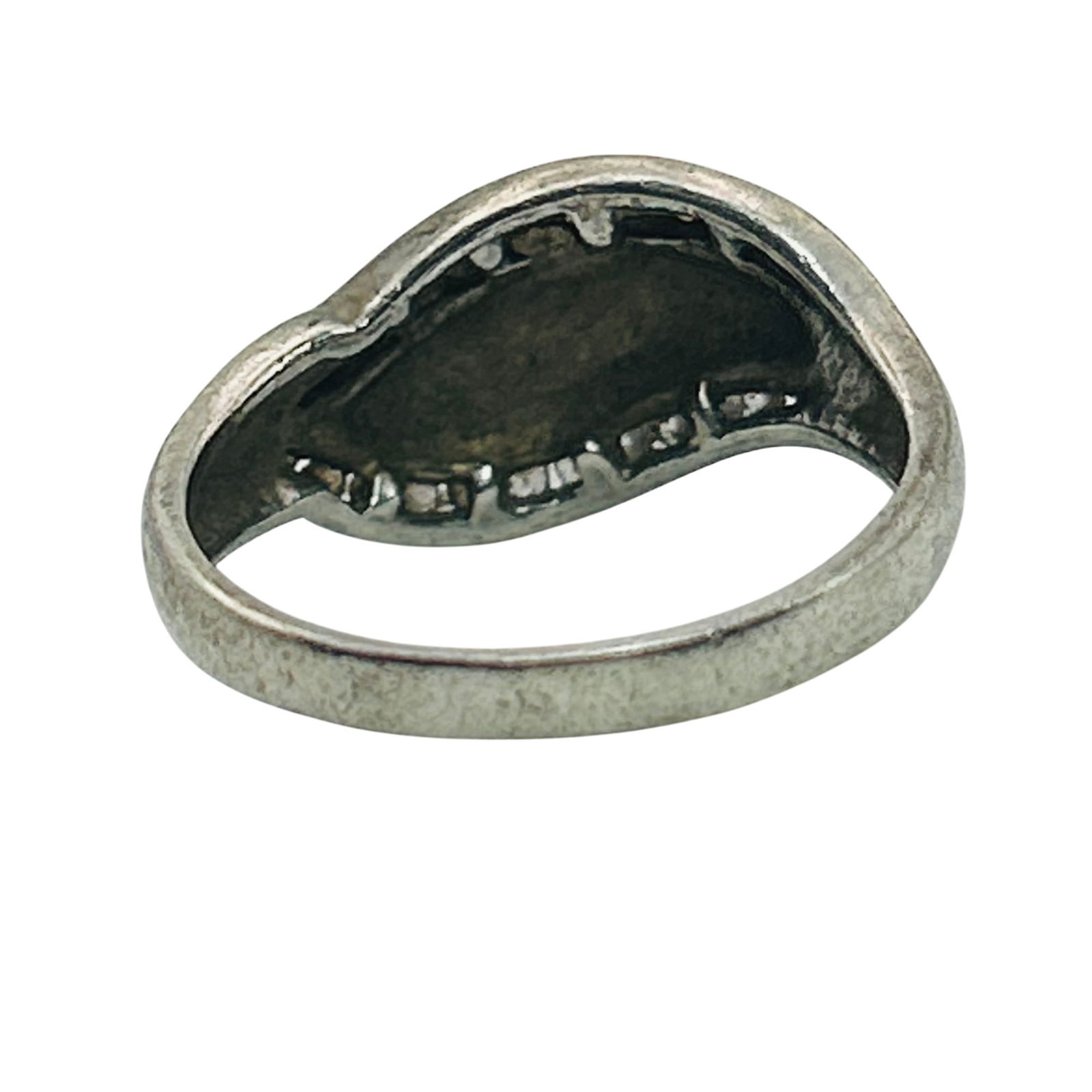 Sterling Blue Opal Ring. Size 7 - 7