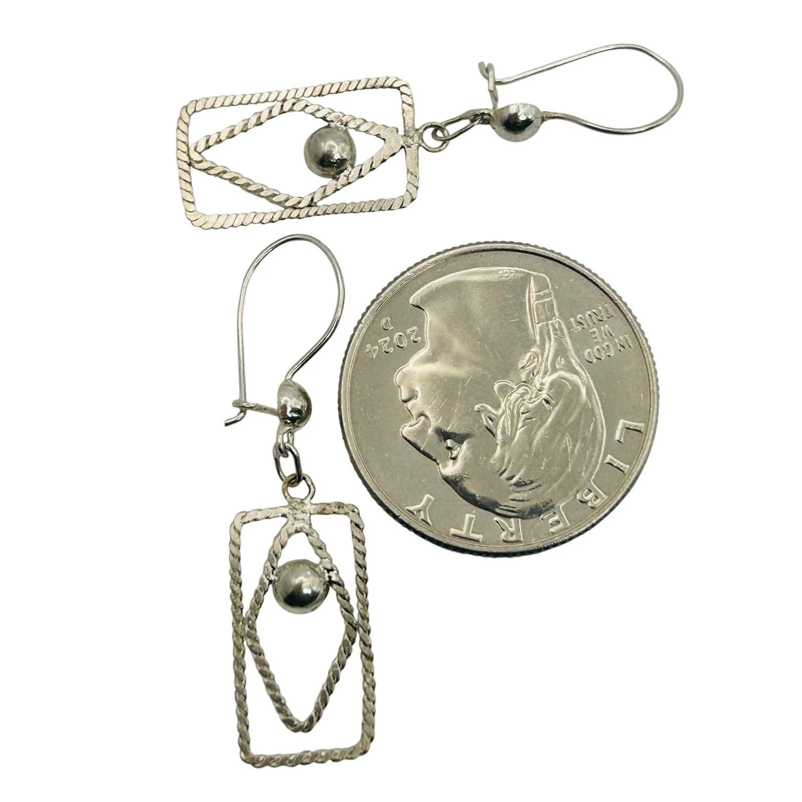 Sterling Dangle Earrings - 3