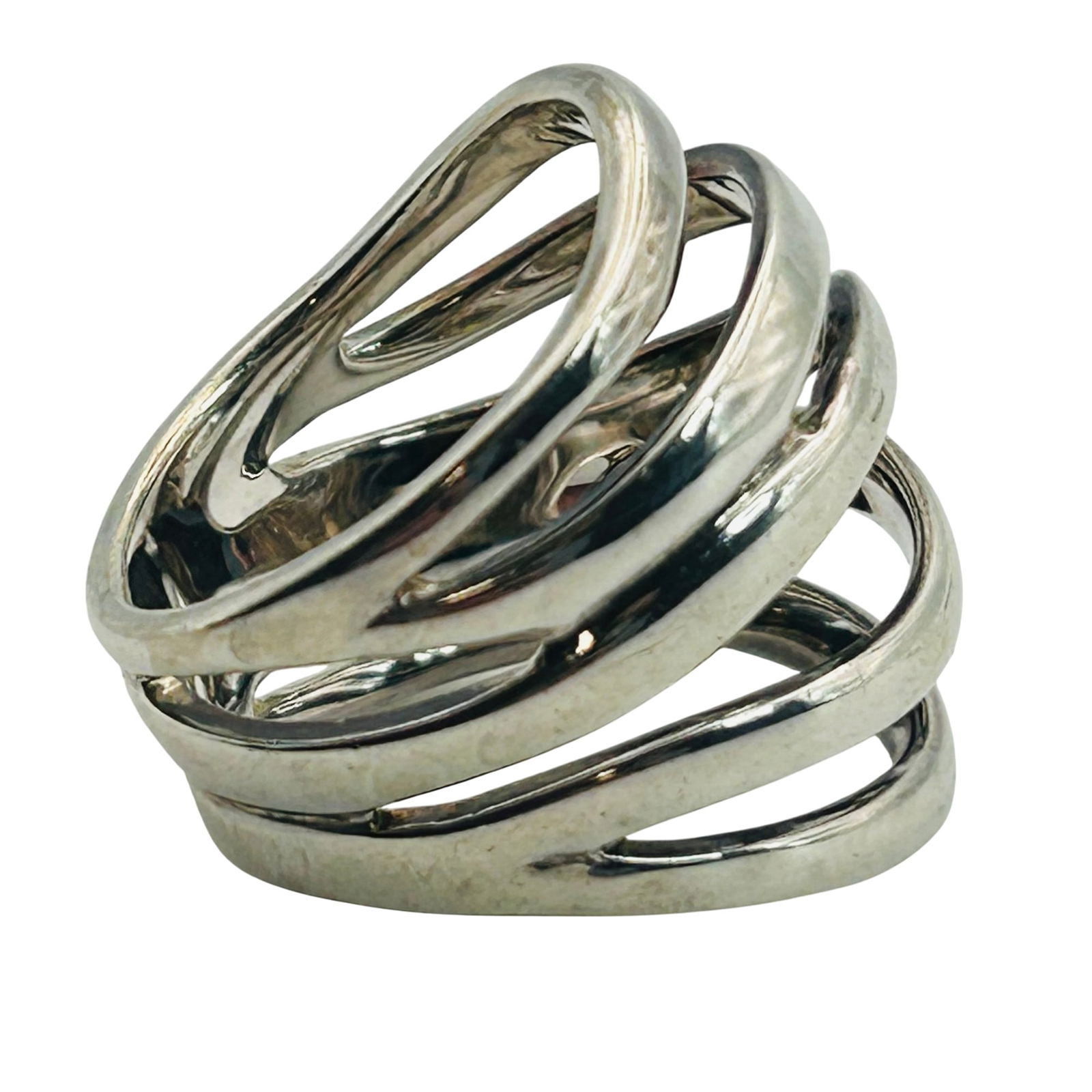 RIM Studio Sterling Multi Layer Ring. Size 7 - 5