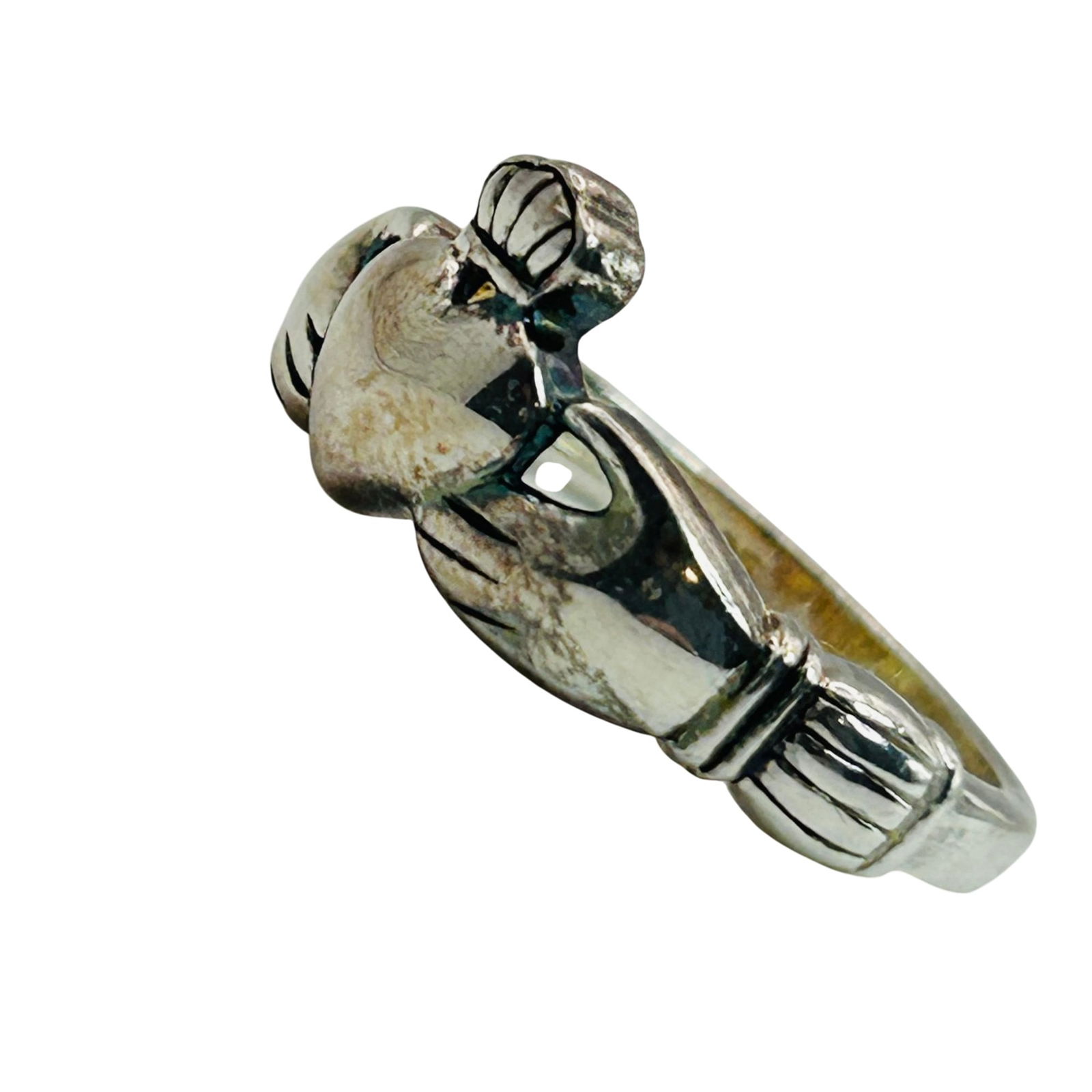 RJ Sterling Claddagh Ring. Size 8: RJ Sterling claddagh ring. Size 8. 2.90g