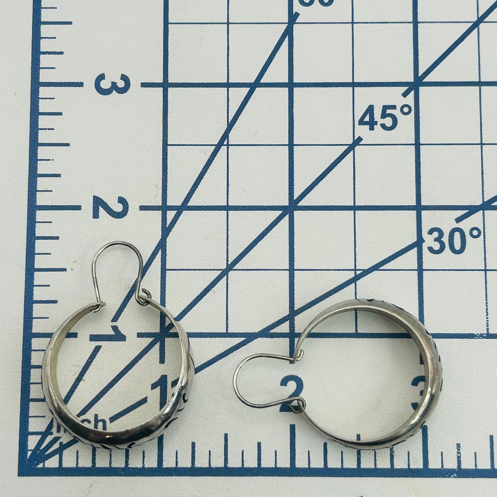 Mexico Sterling Hook Hoops - 2