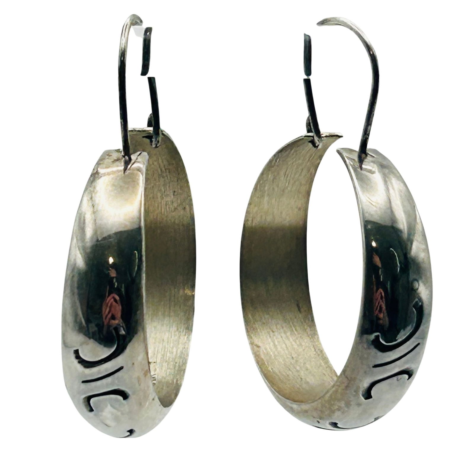 Mexico Sterling Hook Hoops - 9