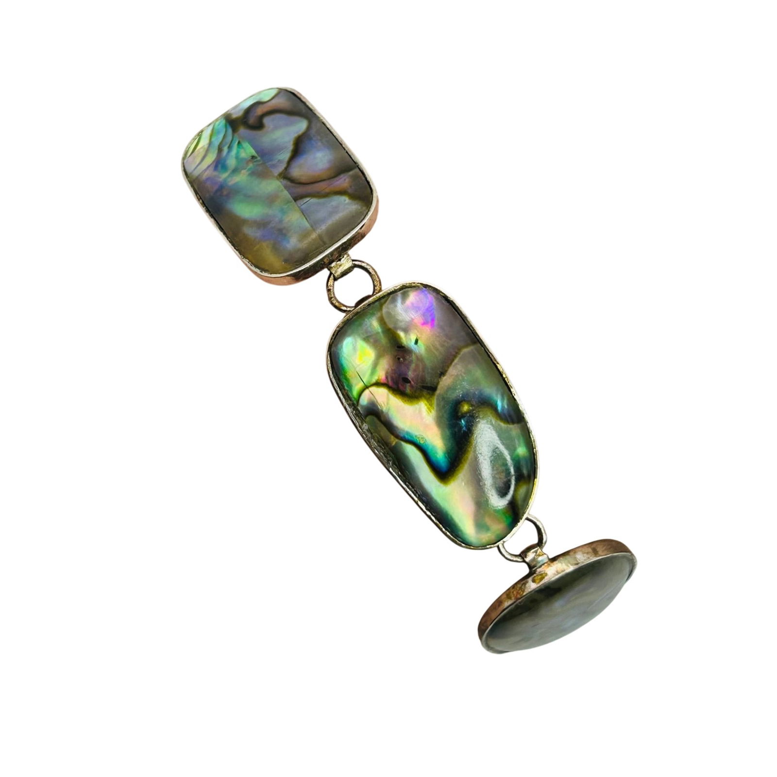 Sterling Abalone Bracelet - 7