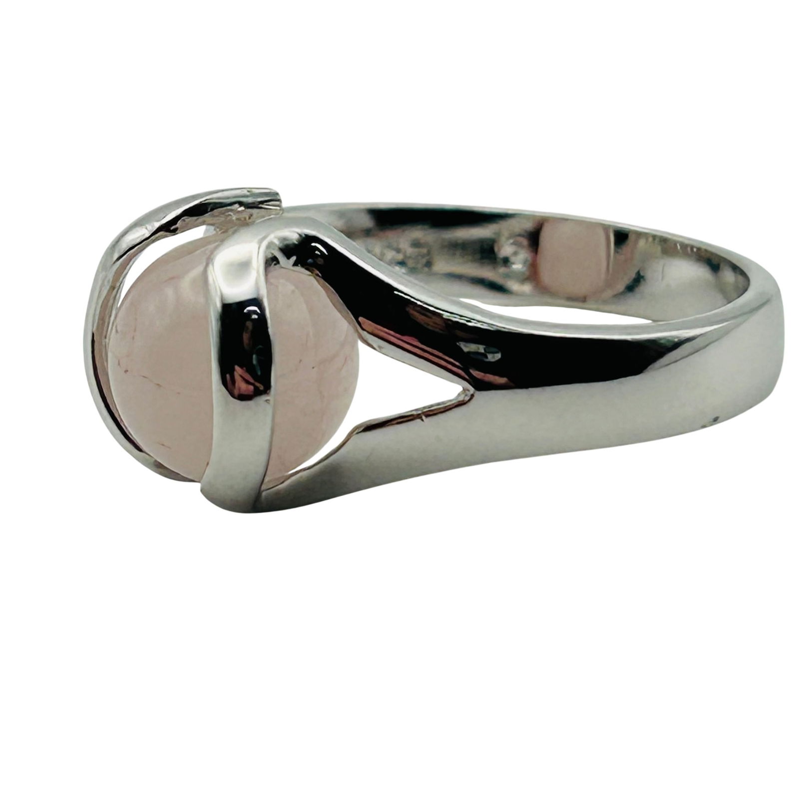 Sterling Interchangeable Gemstone Ring Set. Size 6 - 5