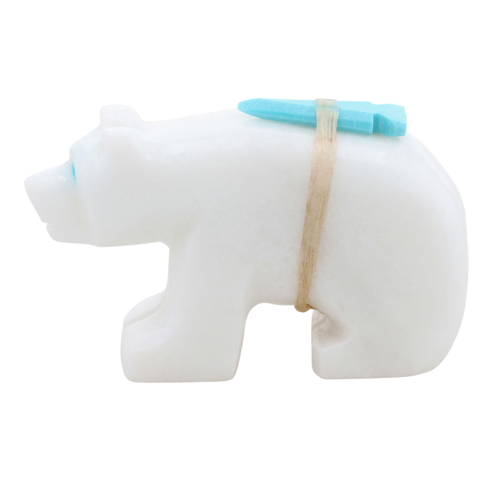 Fausto Arellano Zuni Multi-Stone Carved Medicine Bear Fetish (1 of 5)