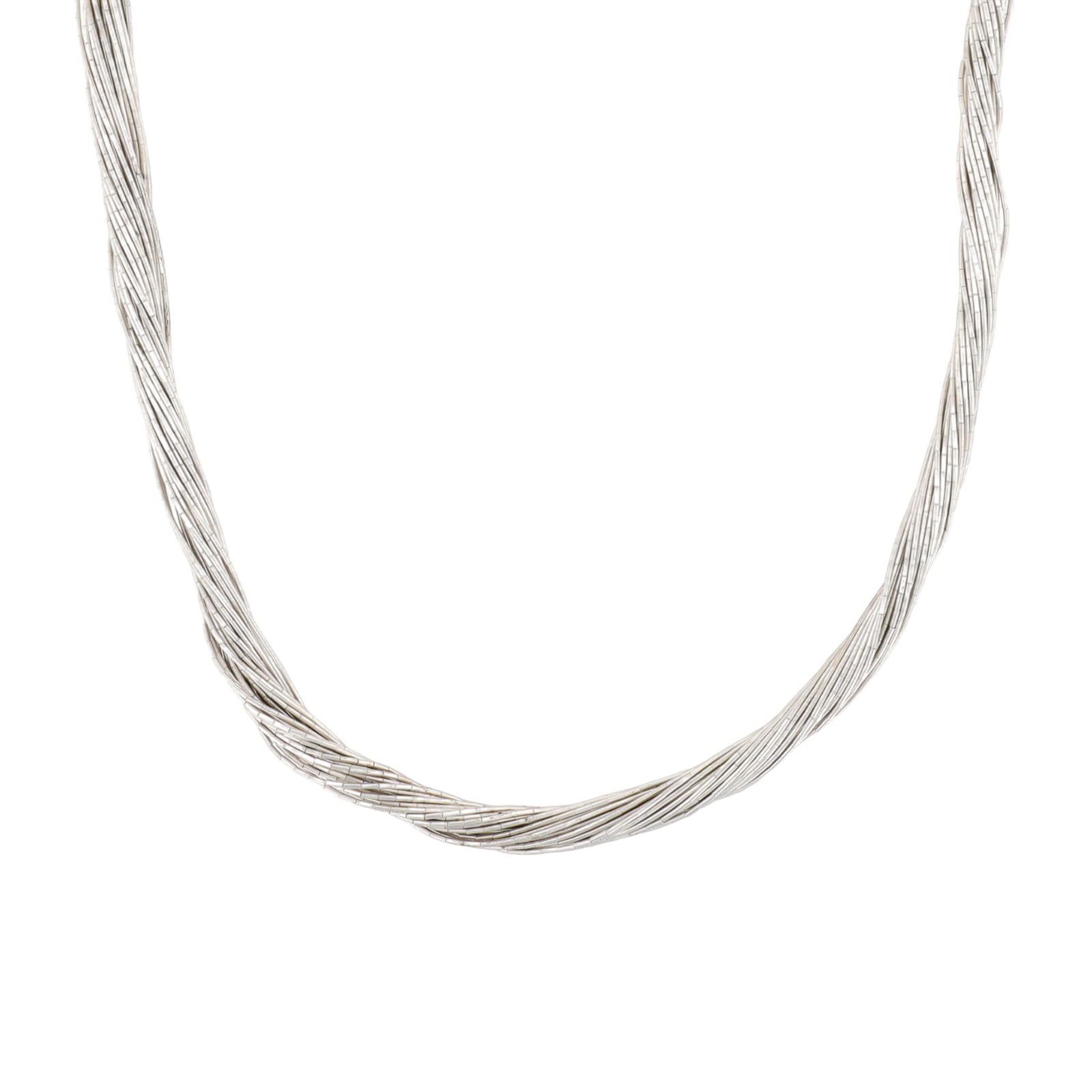 Southwestern Liquid Sterling Silver Necklace (1 of 6)