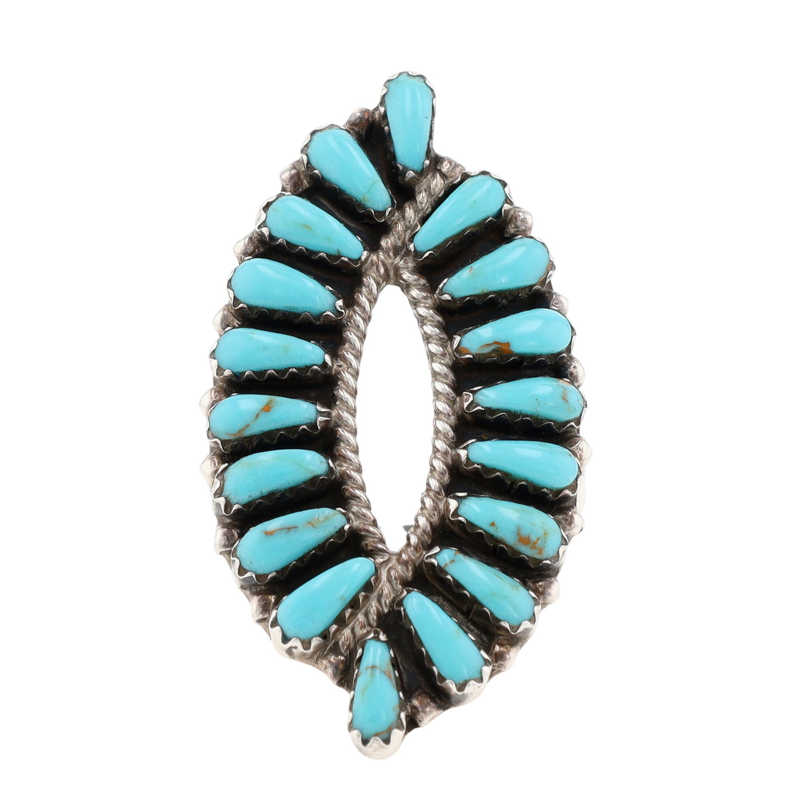 Rosana Williams Navajo Sterling Turquoise Ring Sz 9.5: Rosana Williams Navajo Sterling Turquoise Ring Sz 9.5, 6.5g