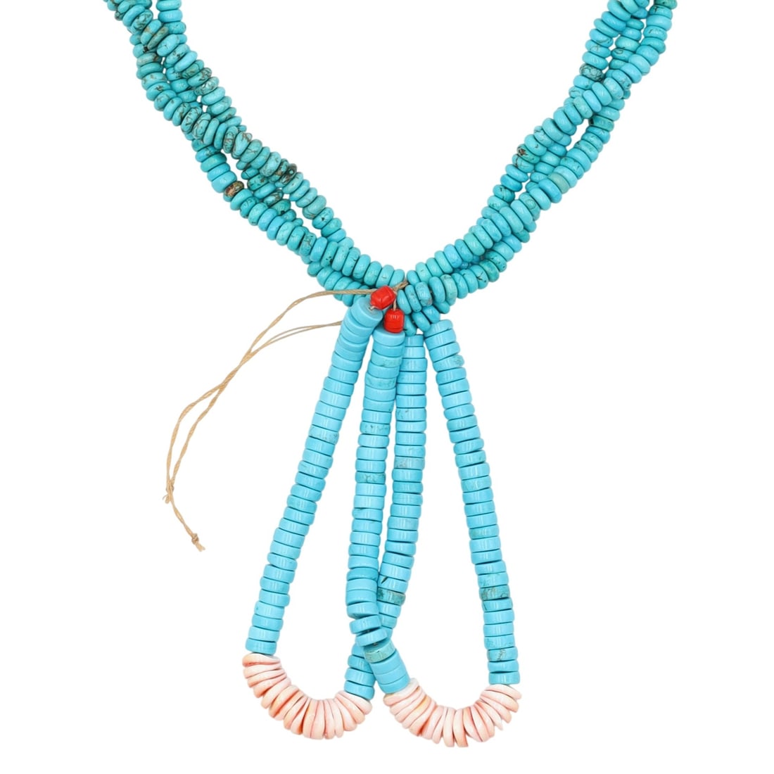 Richardson's Trading Post Vintage Santo Domingo Multi-Stone Heishi Necklace And Jacklas (1 of 8)