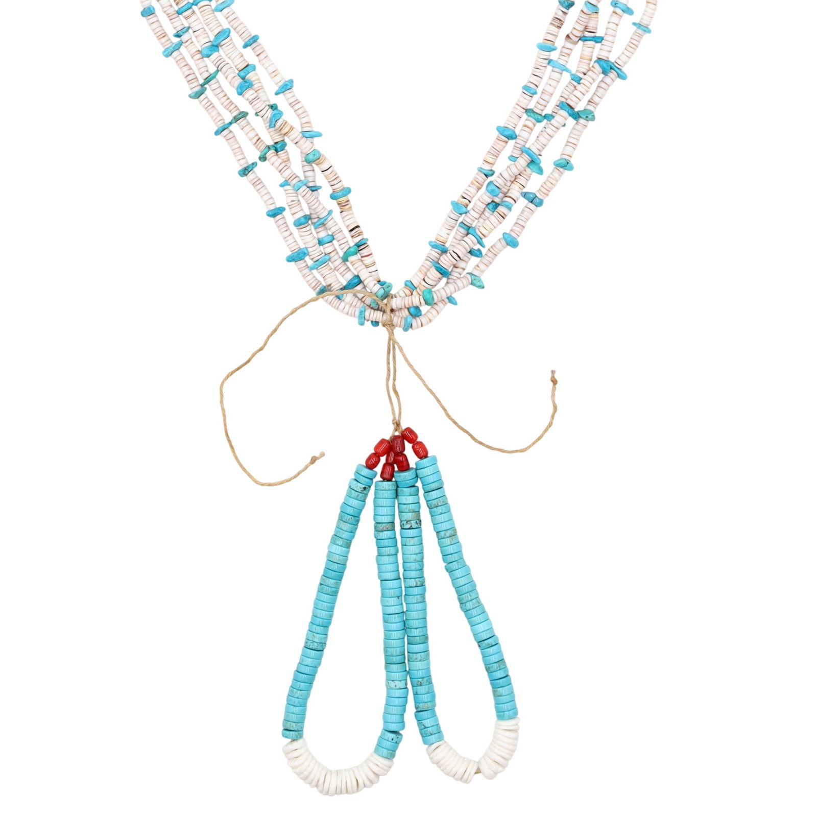 Richardson's Trading Post Vintage Santo Domingo Sterling Multi-Stone Necklace And Jacklas (1 of 8)