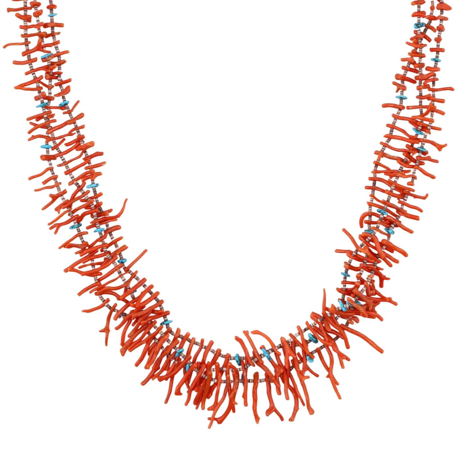 Richardson's Trading Post Santo Domingo Turquoise Heishi Necklace (1 of 7)