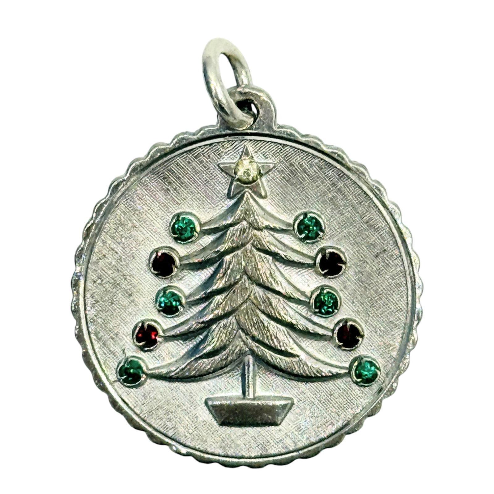 Sterling Tree Christmas 1963 Charm 5.2g: Sterling Tree Christmas 1963 Charm 5.2g