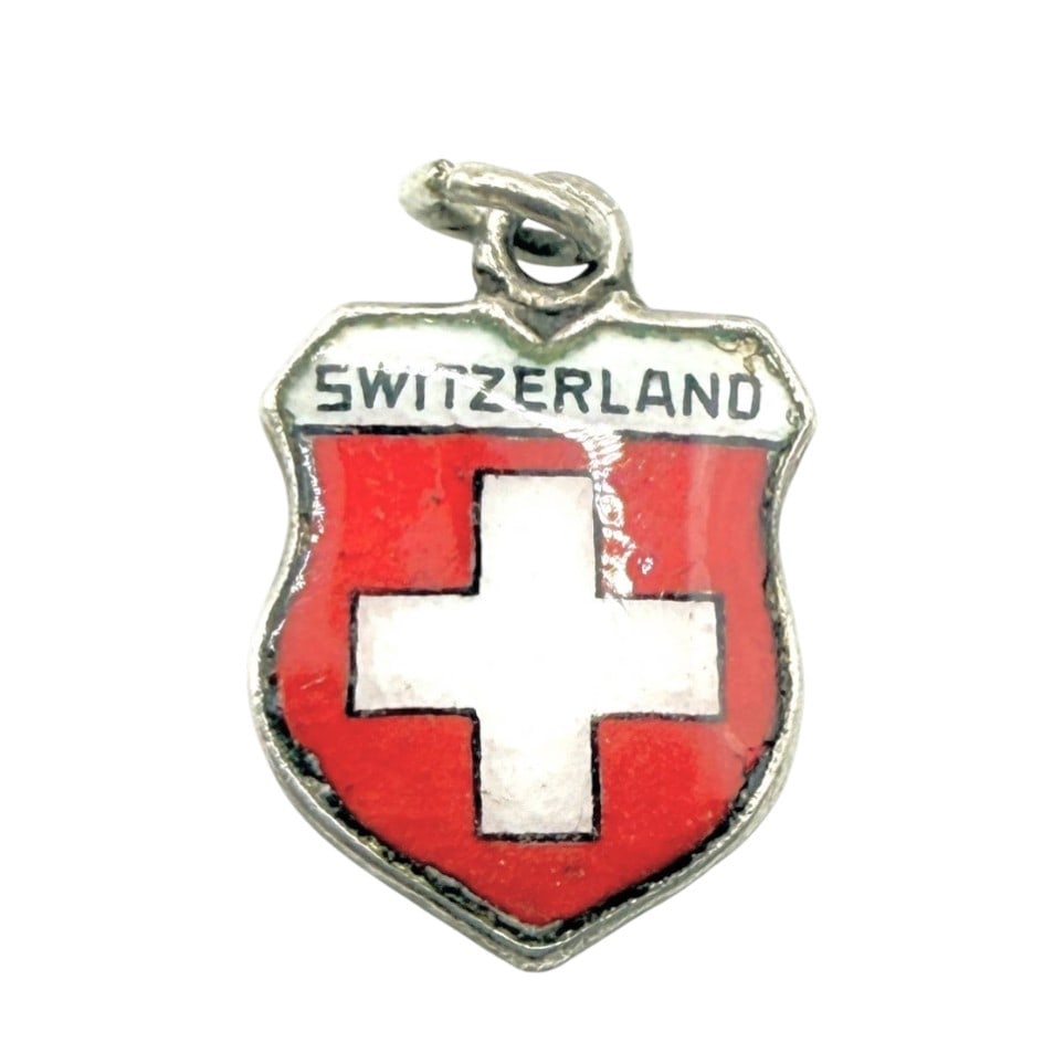 800 Silver Switzerland Charm 1.9g: 800 Silver Switzerland Charm 1.9g