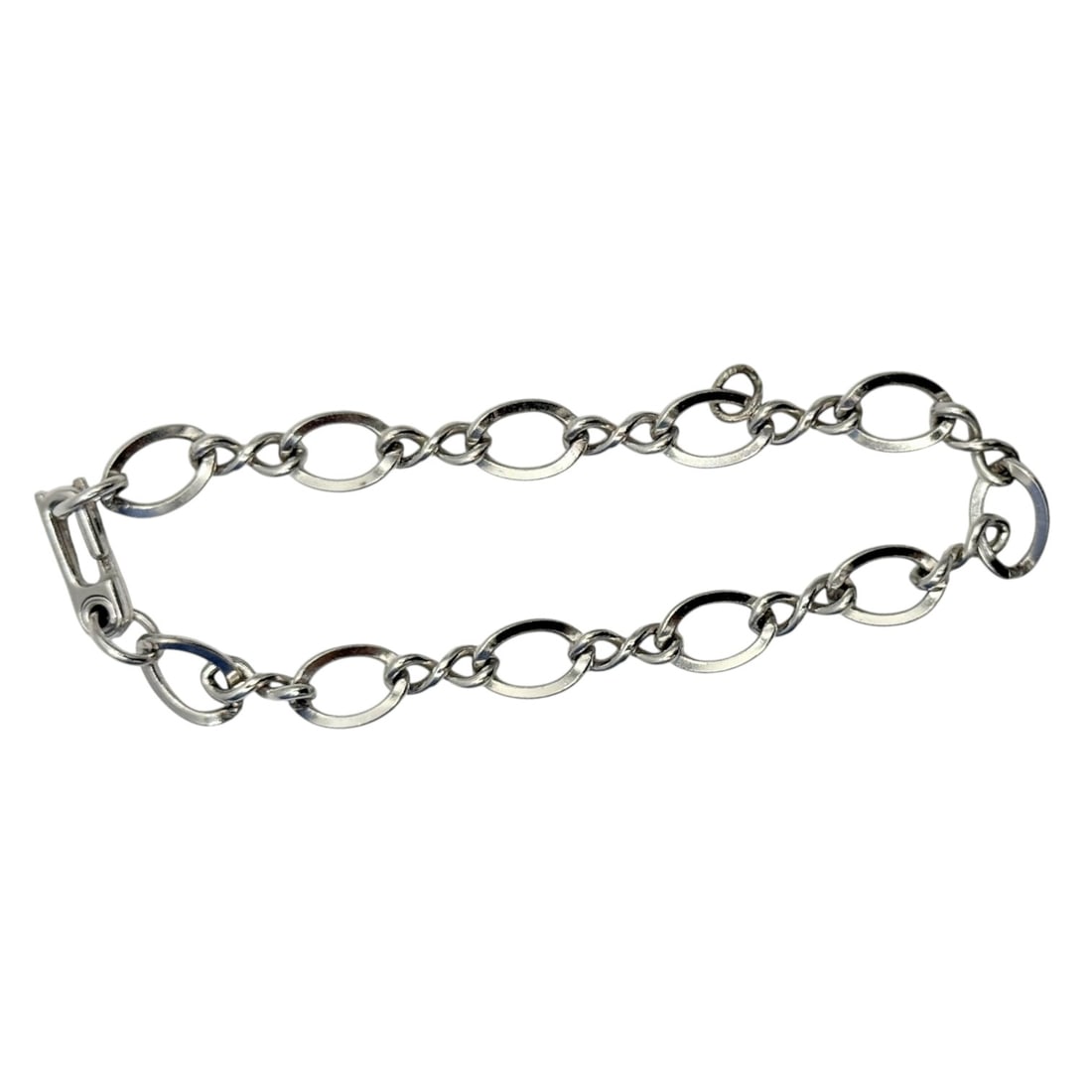 Sterling Infinity Charm Chain Bracelet 8.5g (1 of 3)