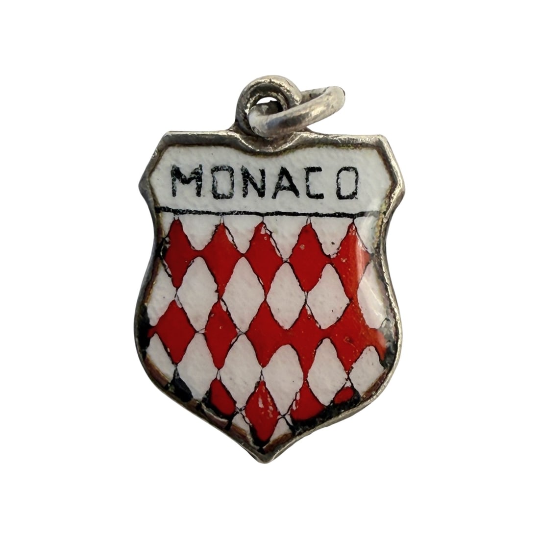Sterling Monaco Charm .9g: Sterling Monaco Charm .9g