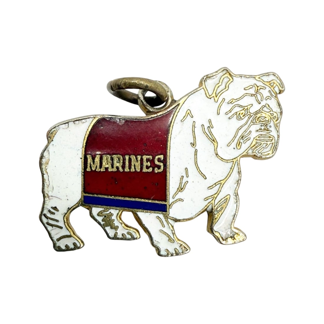 Base Metal United State Marine Mascot Bulldog 3.8g: Base Metal United State Marine Mascot Bulldog 3.8g
