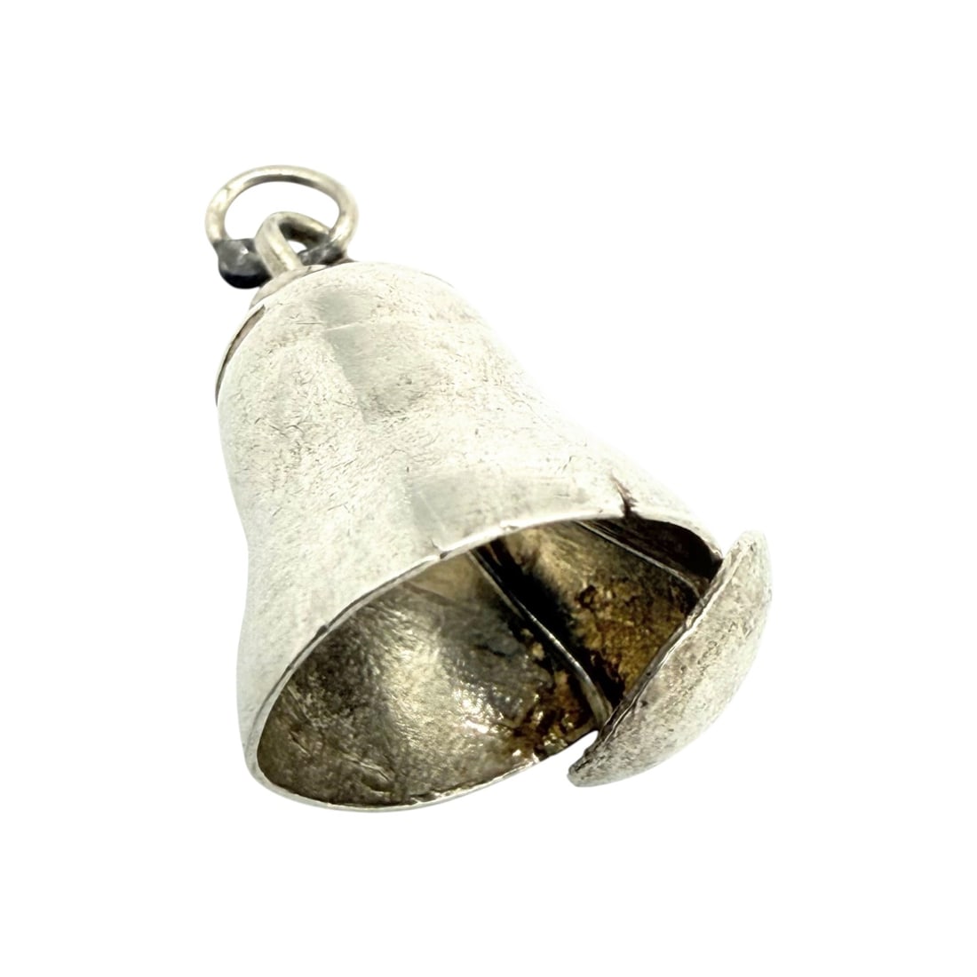 Sterling Bell Moving Clapper Charm 1.5g (1 of 3)