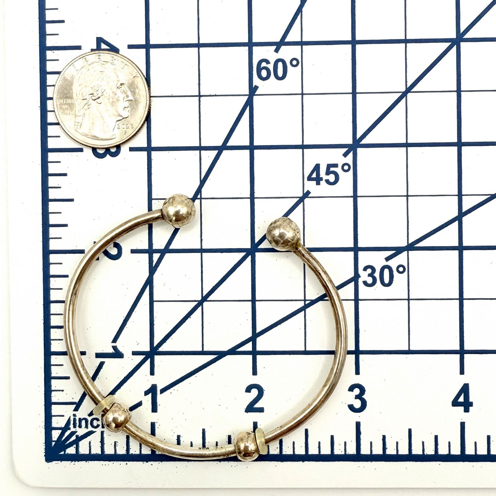 Sterling Open Bangle 13.8g - 3