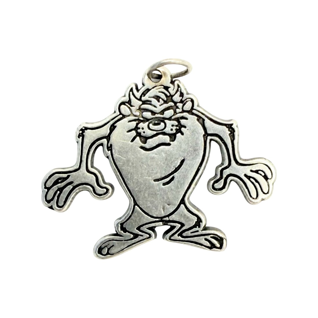 Signed 925 Sterling Tasmanian Devil Charm 2g: TMC WB OR Signed 925 Sterling Tasmanian Devil Charm 2g