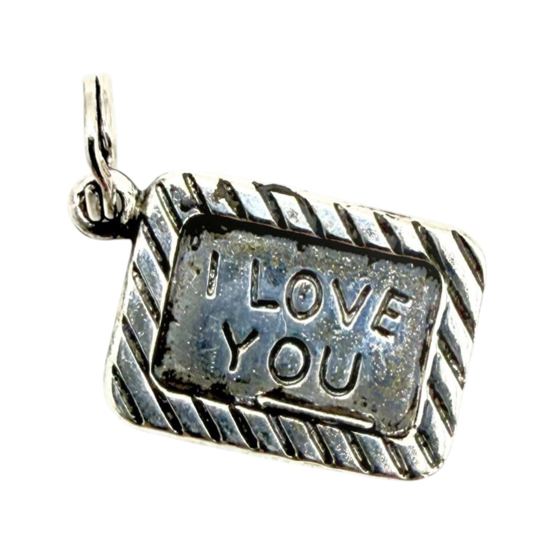 Sterling I Love You Charm 2.3g: Sterling I Love you Charm 2.3g