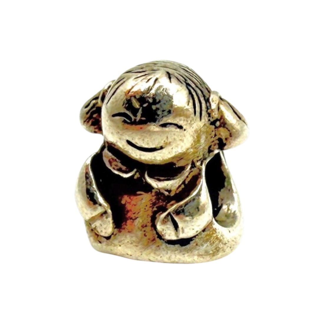 Pandora Girl Bead Charm 4.1g: Pandora Girl Bead Charm 4.1g, signed 925 ALE