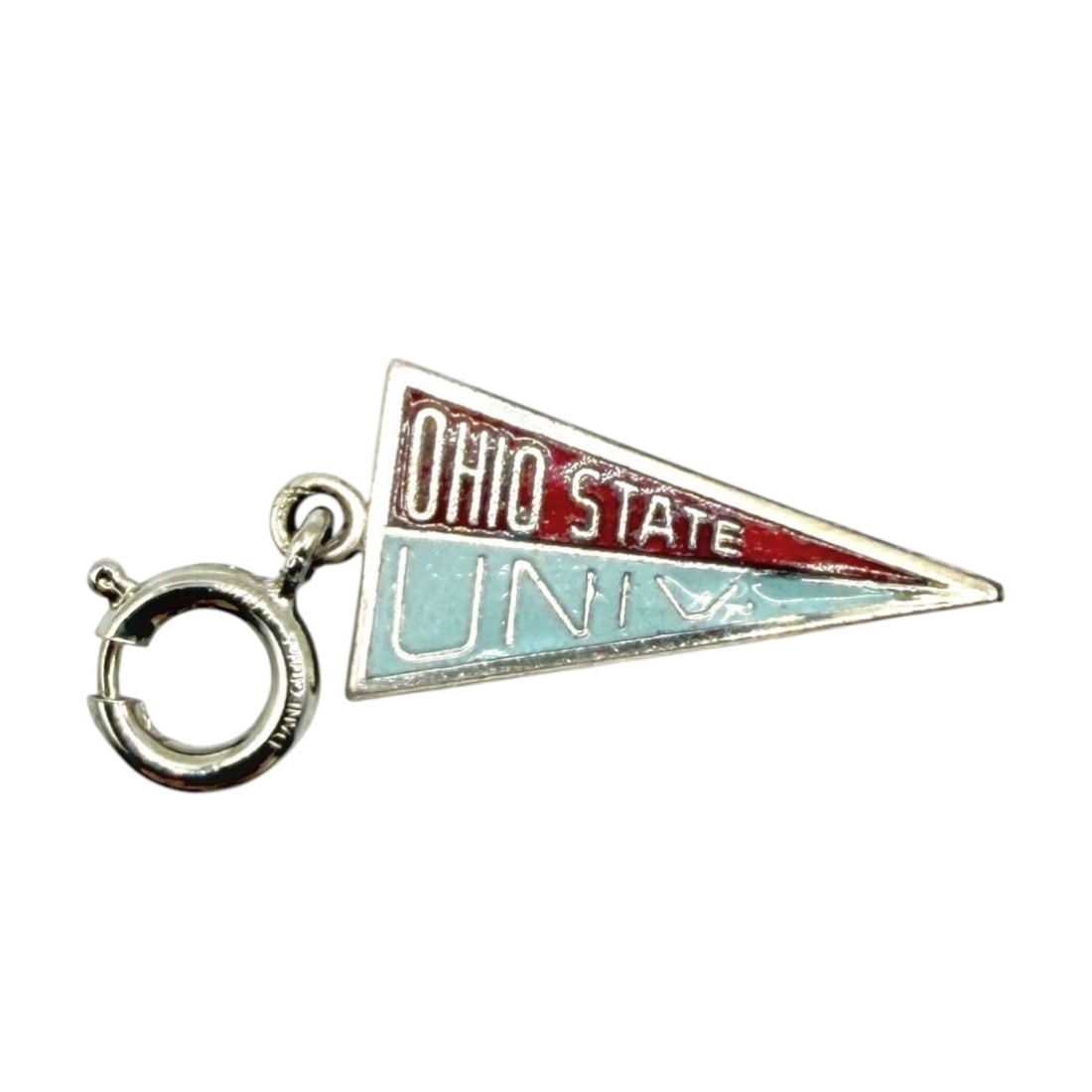 Danecraft Sterling Enamel The Ohio State University Charm 1.3g: Danecraft Sterling Enamel The Ohio State University Charm 1.3g