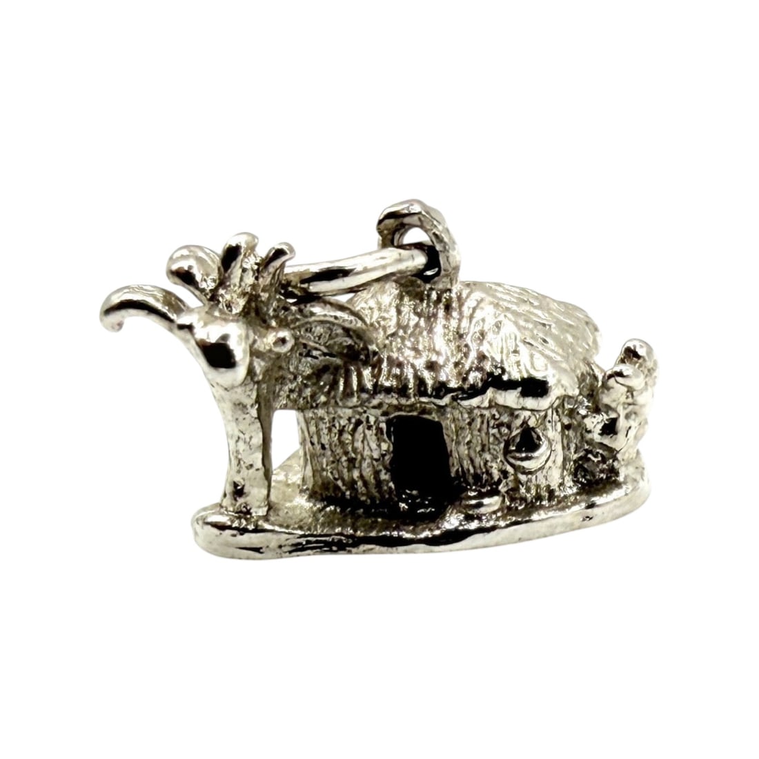 Sterling Tropical House Charm 3.3g: Sterling Tropical House Charm 3.3g