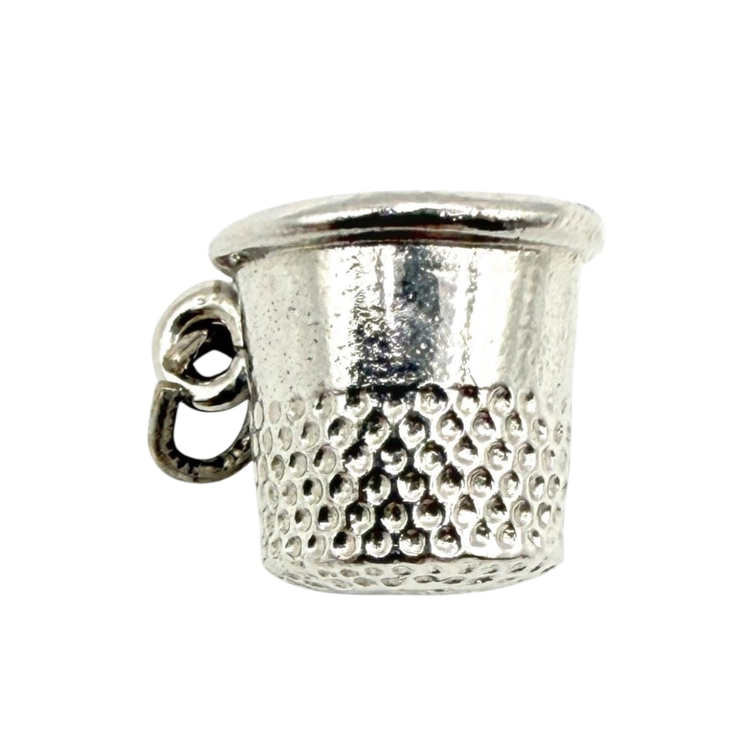 Sterling Thimble Charm 4.1g: Sterling Thimble Charm 4.1g
