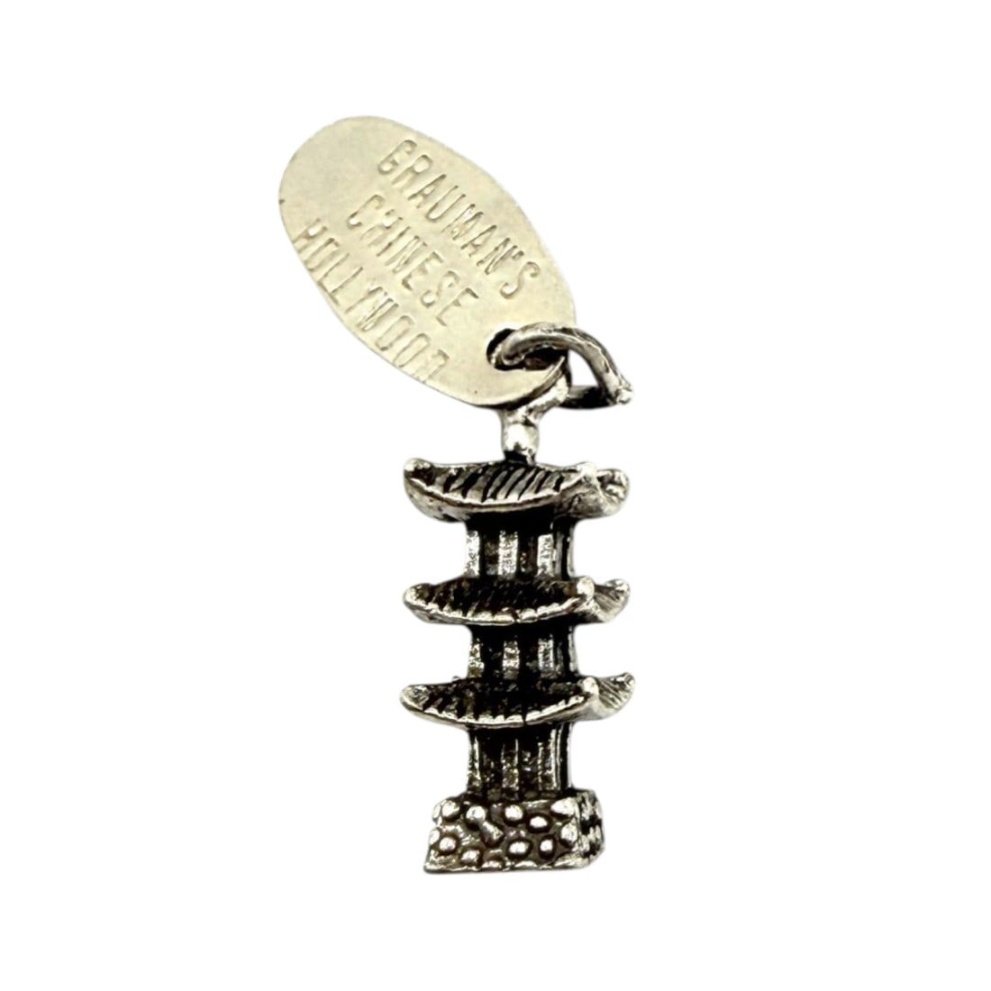 Sterling Graumans Chinese Hollywood Charm 3g: Sterling Graumans Chinese Hollywood Charm 3g