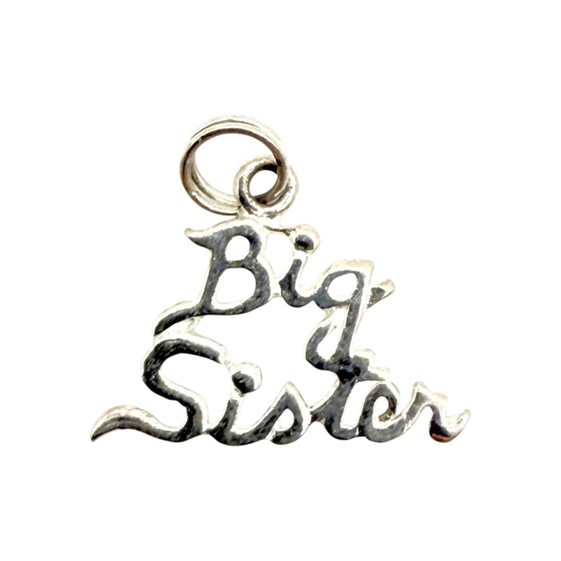 Sterling Big Sister Charm .7g: Sterling Big Sister Charm .7g