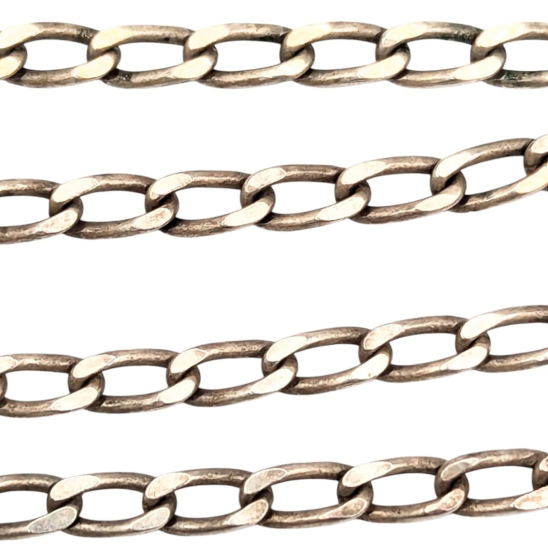 Italy Sterling Curb Chain Necklace 14g (1 of 3)