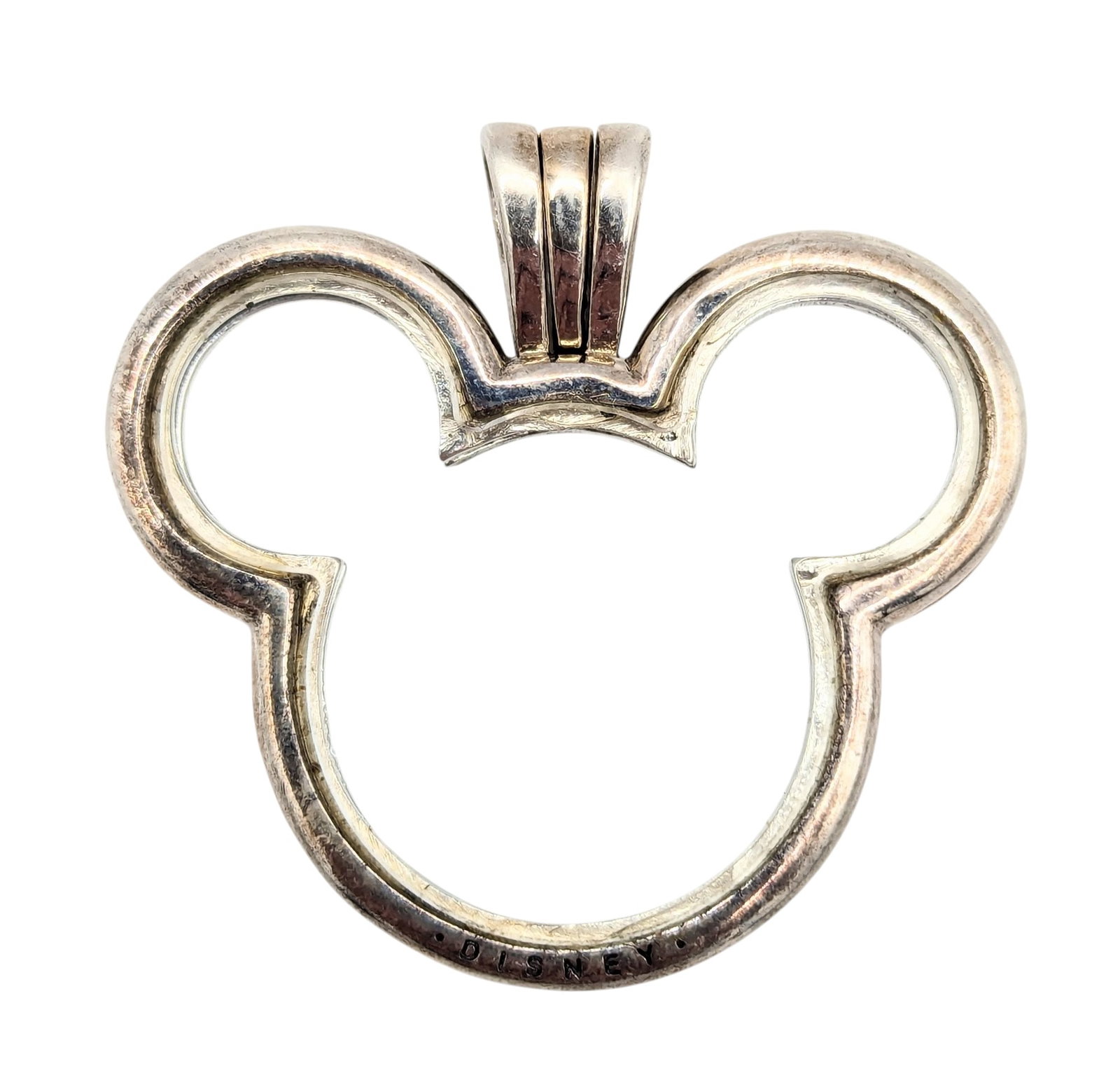 Pandora Disney Sterling Silver Pendant With Glass Inset , 12.13g: Pandora Disney Sterling Silver Pendant With Glass Inset , 12.13g