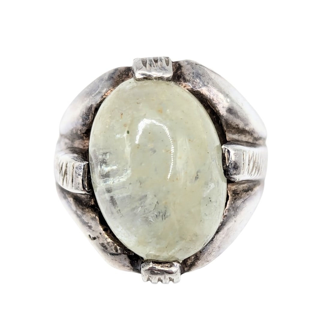 Sterling Phantom Quartz, Raised, Ring Size 7, 13.5g (1 of 3)