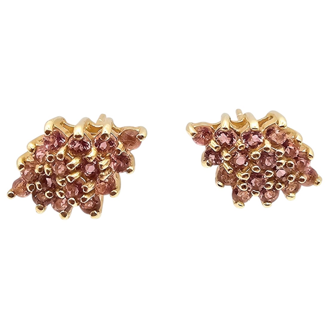 RGF 14K Gold Pink Tourmaline Earrings 2.6g (1 of 4)