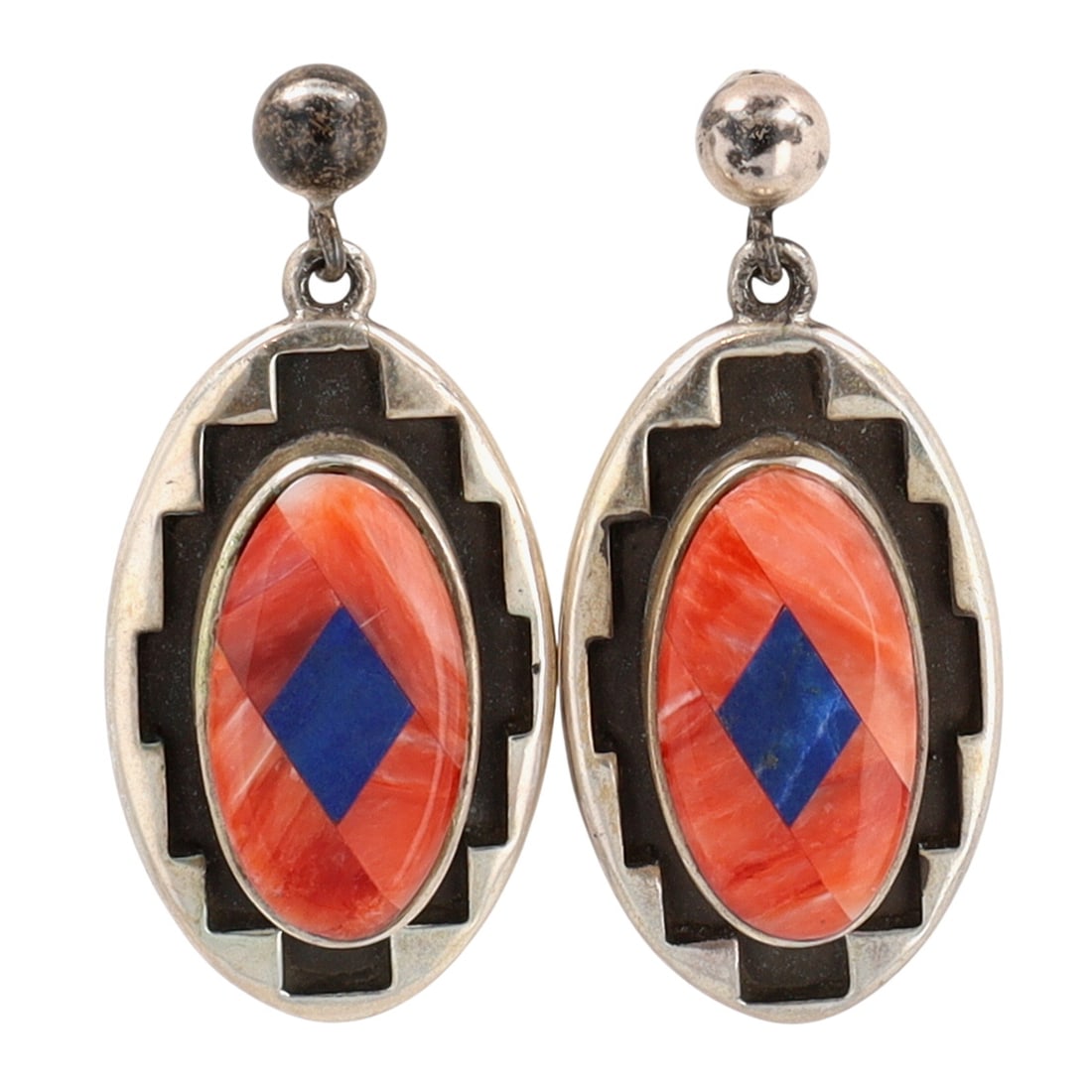 Teme Sunburst Handcrafts Multistone Inlay Earrings (1 of 4)