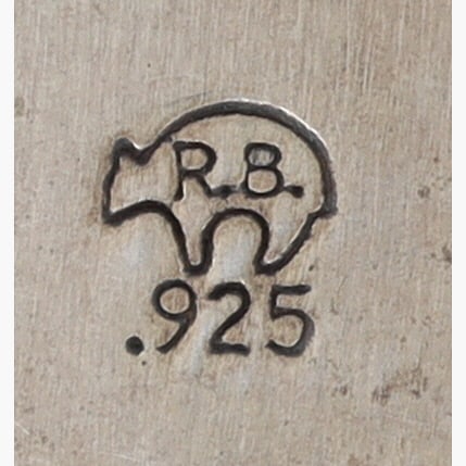 Running Bear Turquoise Dangle Earrings - 3