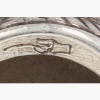 Signed Zuni Multistone Inlay Ring Sz 9 - 4