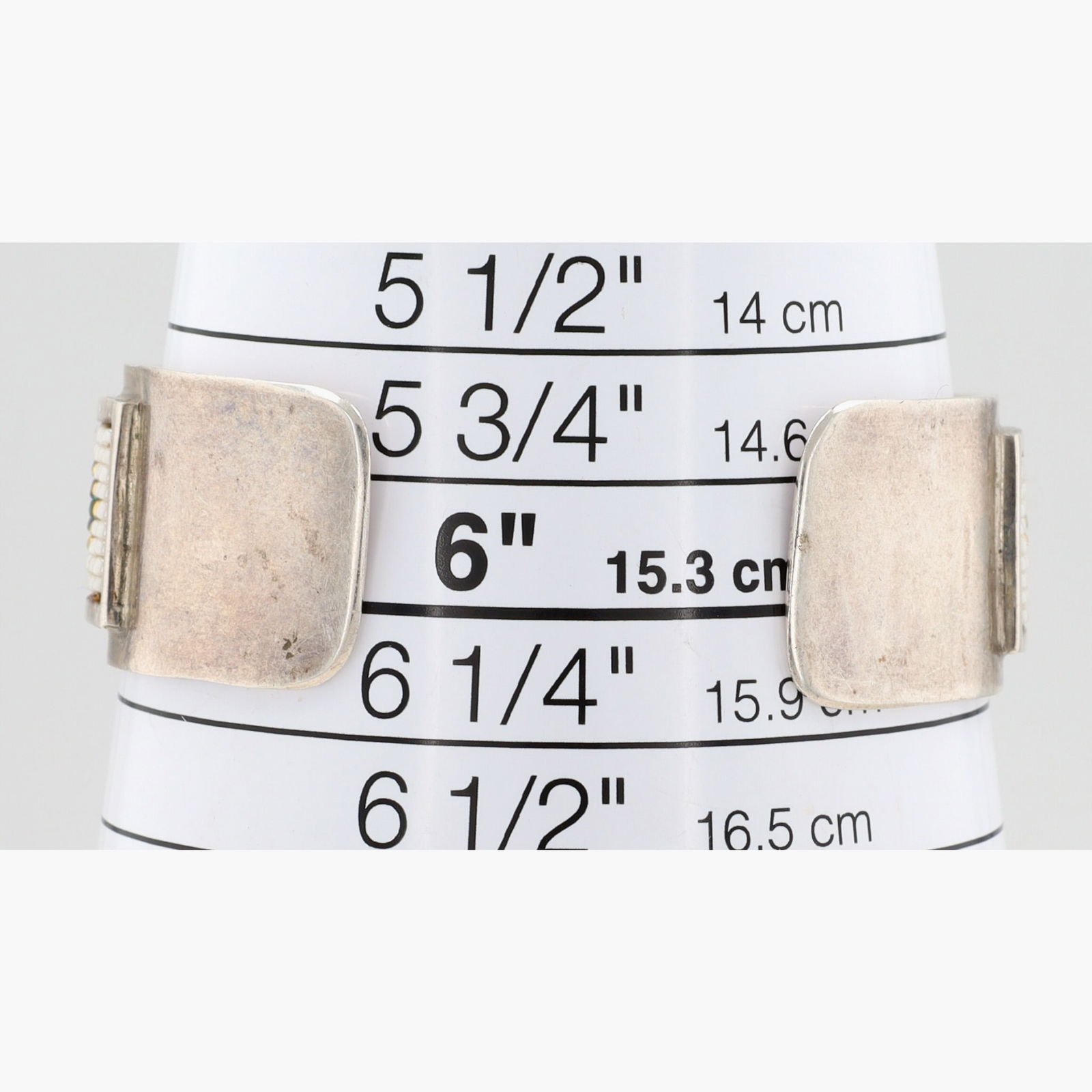 Signed Navajo Multicolor Beaded Cuff Bracelet - 7