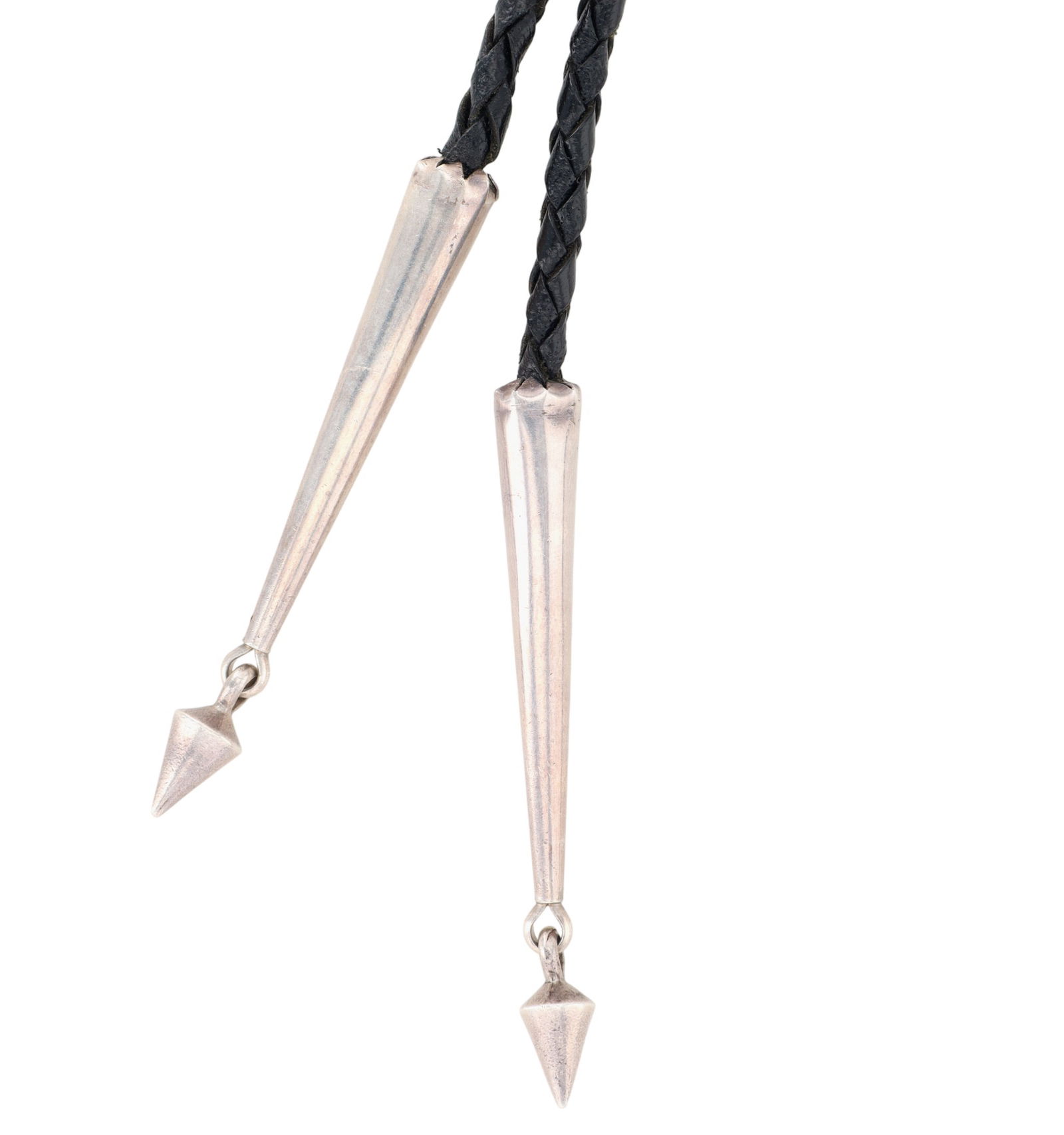 Nancy Haloo Laconsello Zuni Cardinal Inlay Bolo Tie - 3