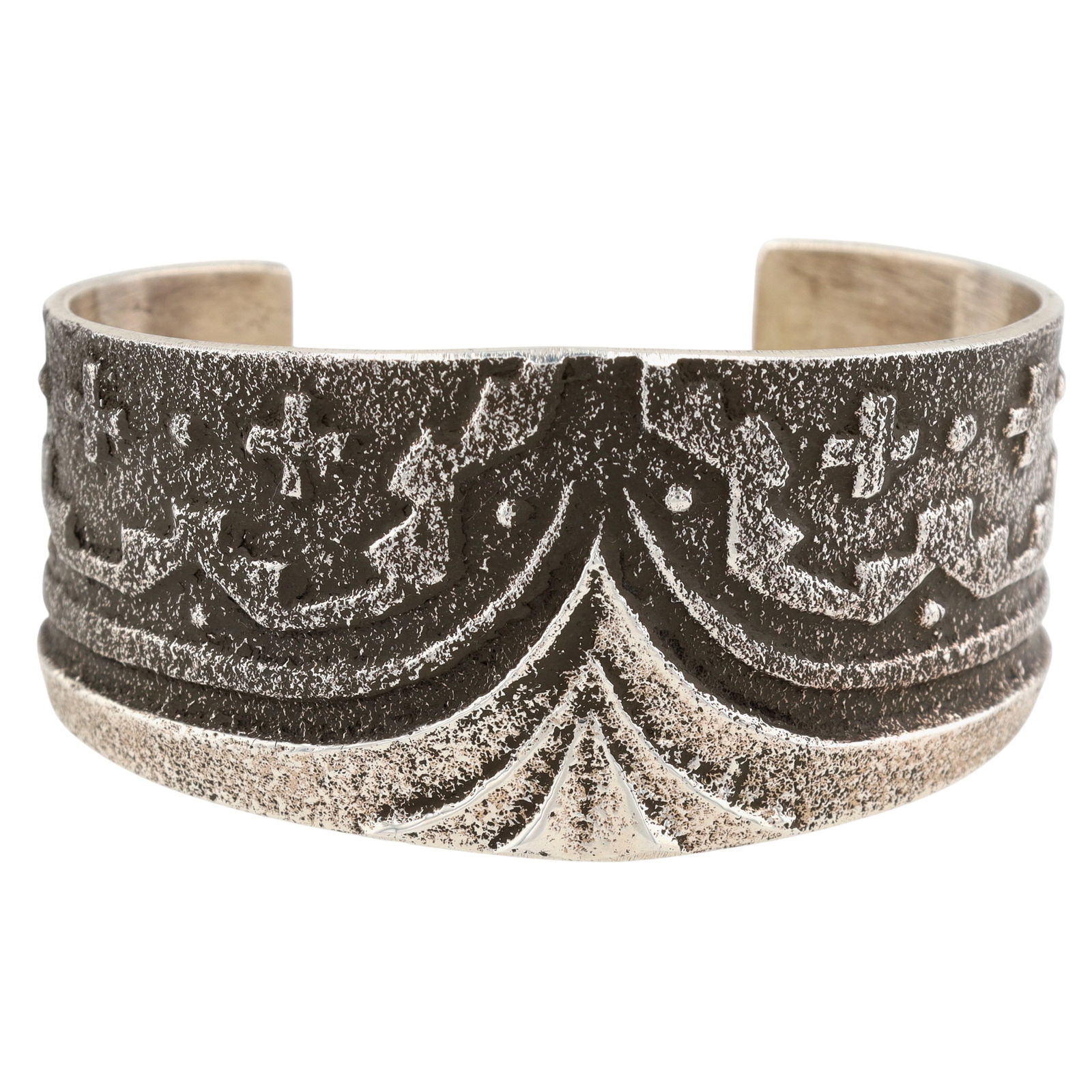 Lawrence Baca Tufa Cast Cuff Bracelet - 3