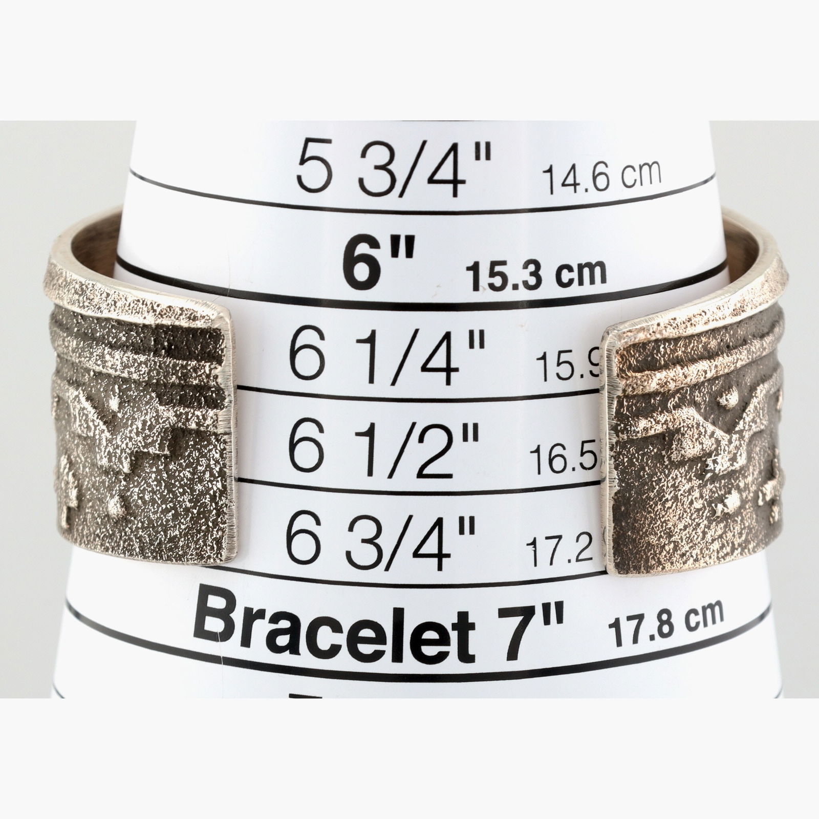 Lawrence Baca Tufa Cast Cuff Bracelet - 7