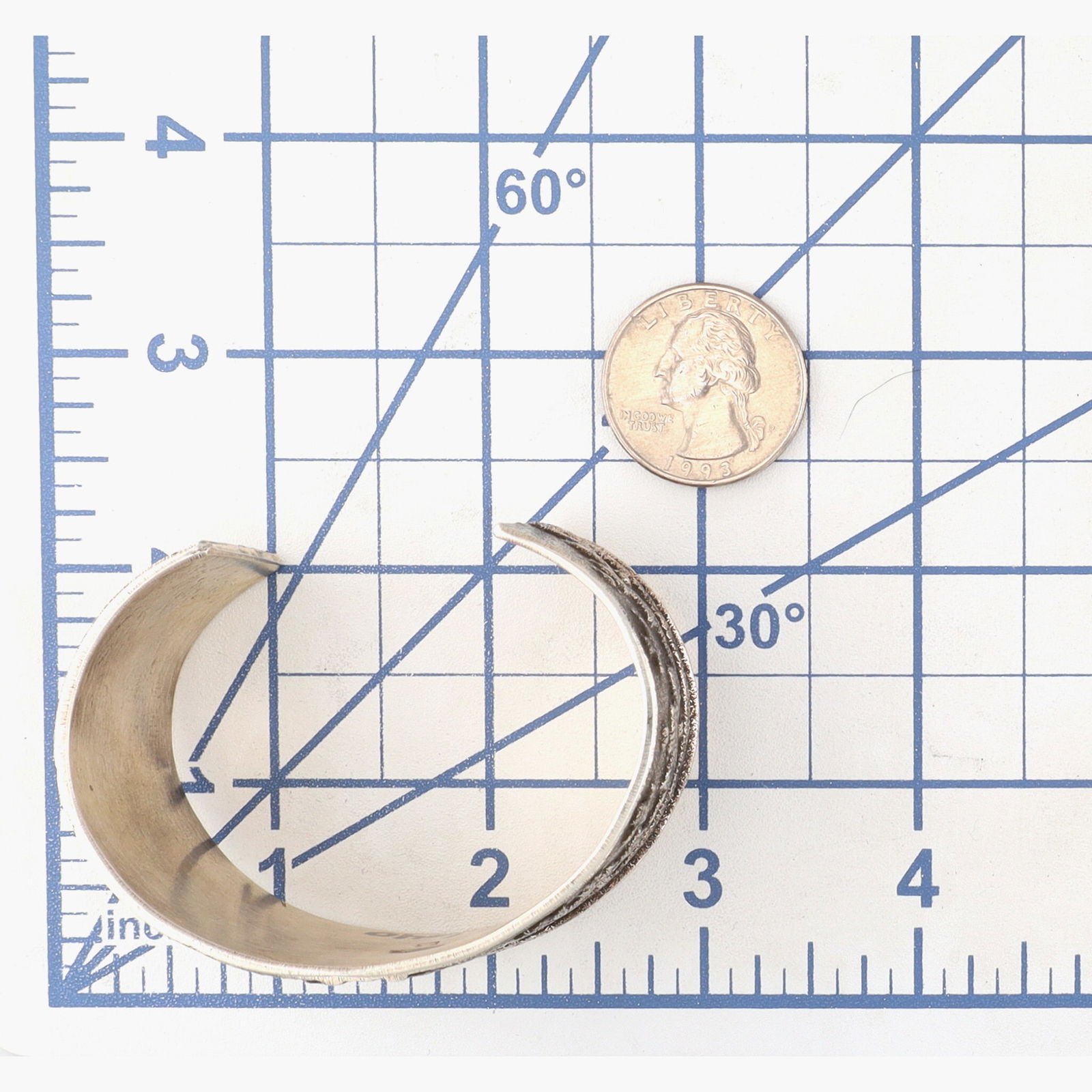 Lawrence Baca Tufa Cast Cuff Bracelet - 8